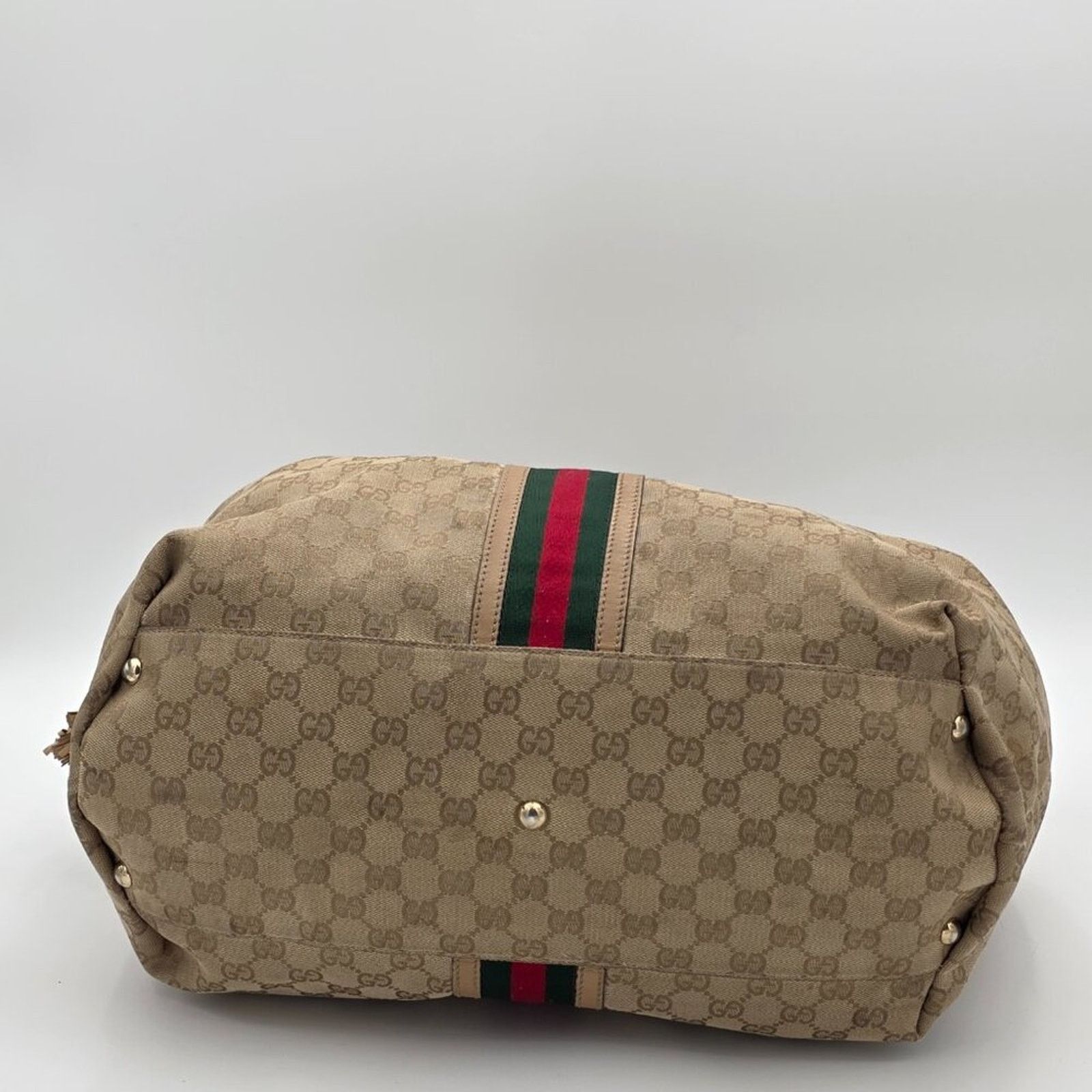 Gucci Gucci GG Sherry Line Tote Canvas Large Size ONE SIZE - 4 Thumbnail