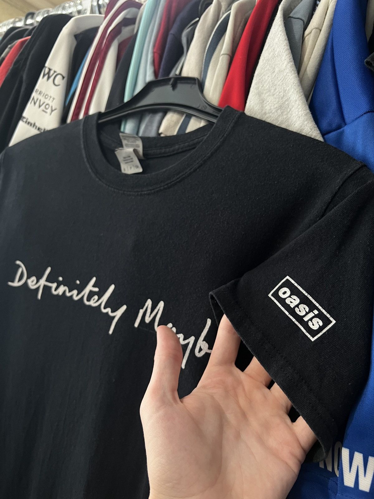 Band Tees × Vintage 2020/2021 OSASIS DEFINITELY MAYBE AOP BAND ROCK TOUR T SHIRT Size US S / EU 44-46 / 1 - 1 Thumbnail