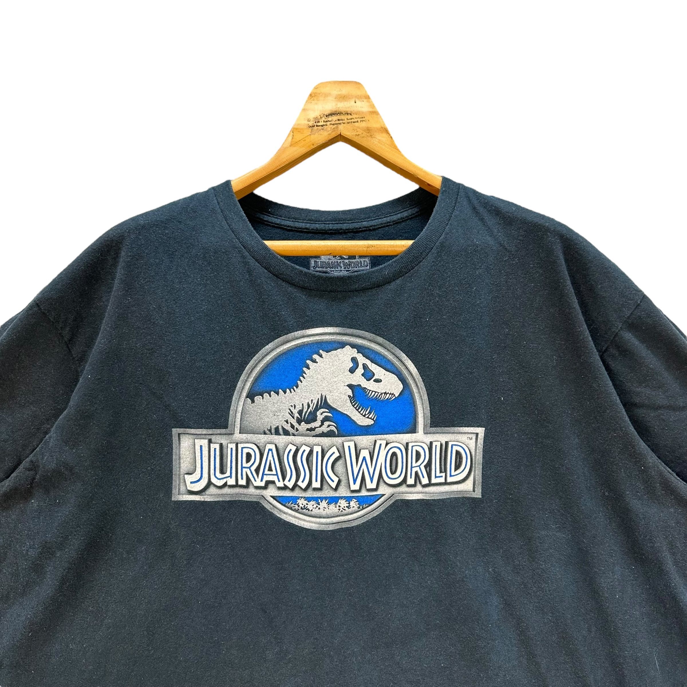 Vintage JURASSIC WORLD BIG LOGO GRAPHIC PRINTED TEES #9101-56 Size US XXL / EU 58 / 5 - 2 Thumbnail