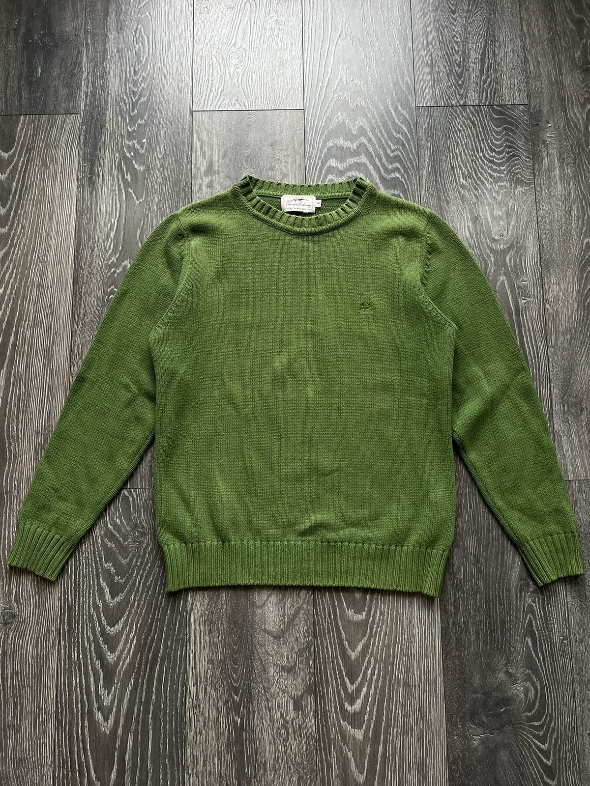 image of Thomas Burberry Sweater in Green, Men's (Size Small)