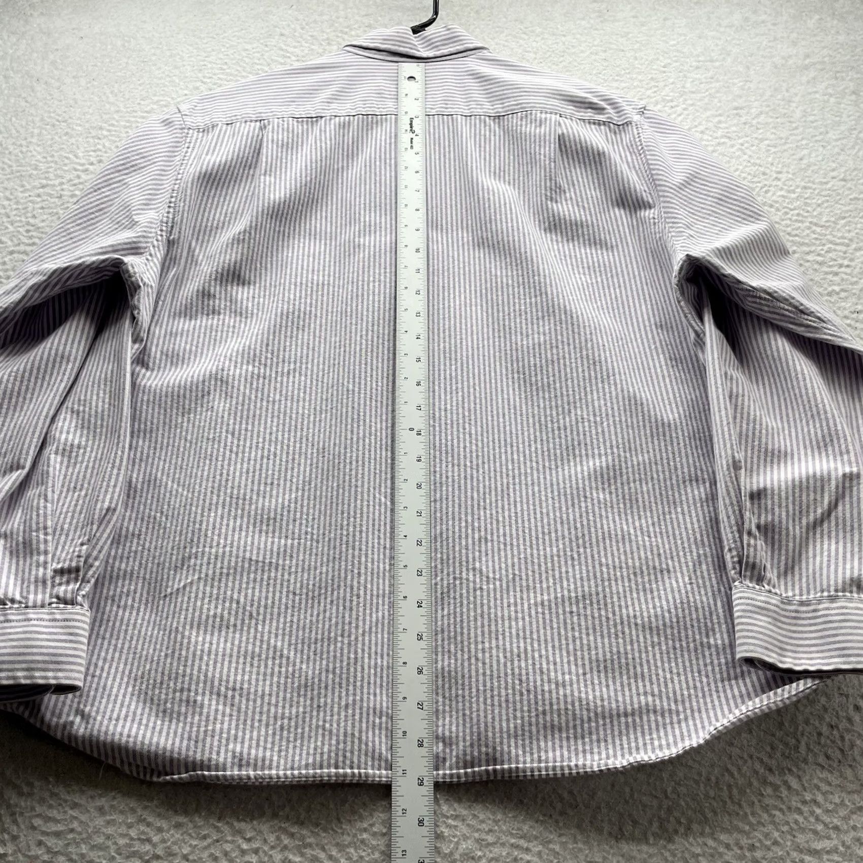 Vineyard Vines Vineyard Vines Collegiate Shirt Mens XL Purple White Striped Button Up Preppy Size US XL / EU 56 / 4 - 7 Thumbnail