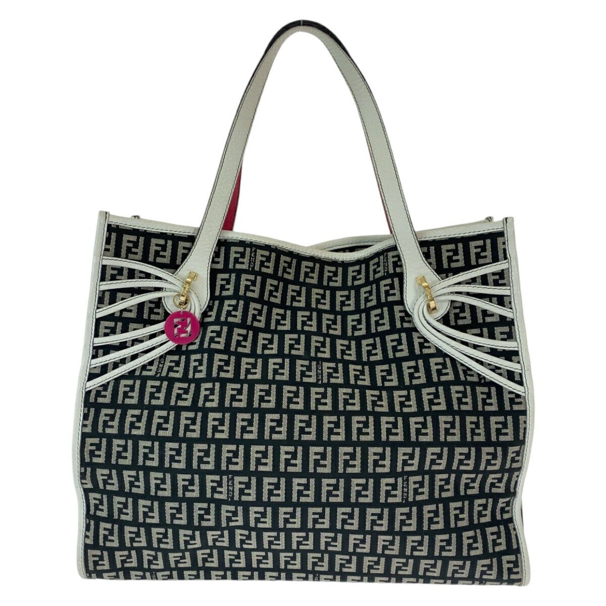 Fendi Fendi Fendi Zucchino Canvas Tote Bag 8BH153 Canvas Tote Bag 8BH153 in Very Good Condition Size ONE SIZE - 1 Thumbnail