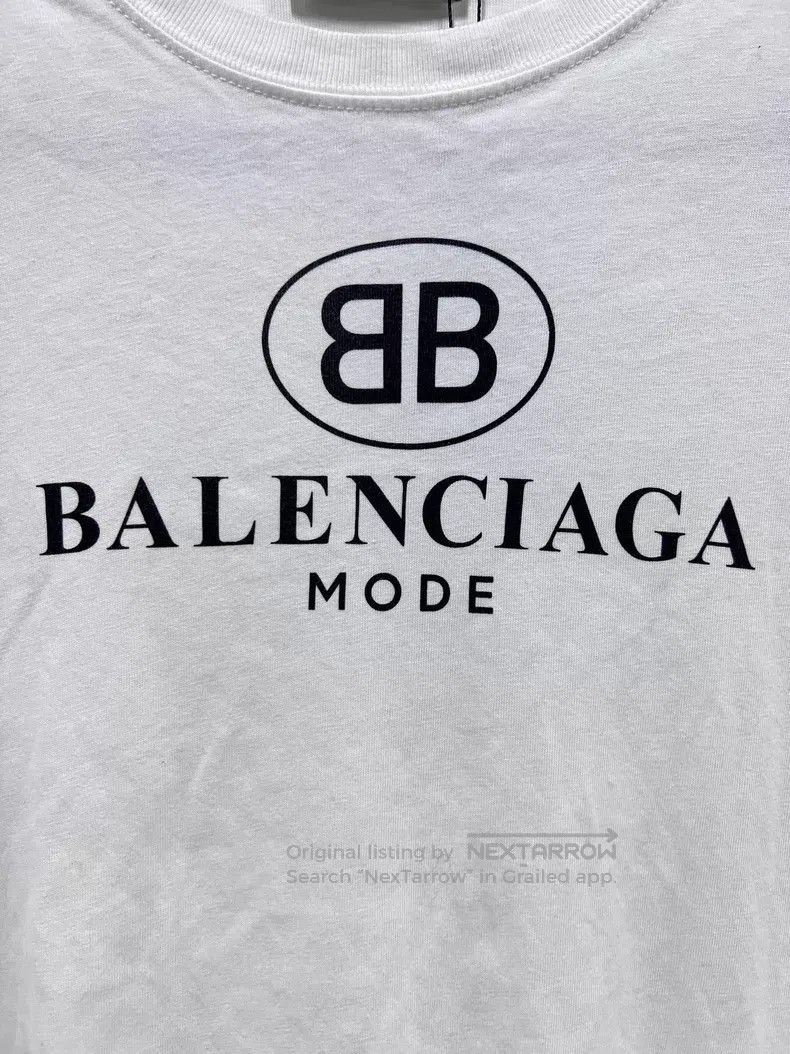 Balenciaga Balenciaga Double B letter printed logo short sleeve drop Size US S / EU 44-46 / 1 - 3 Thumbnail