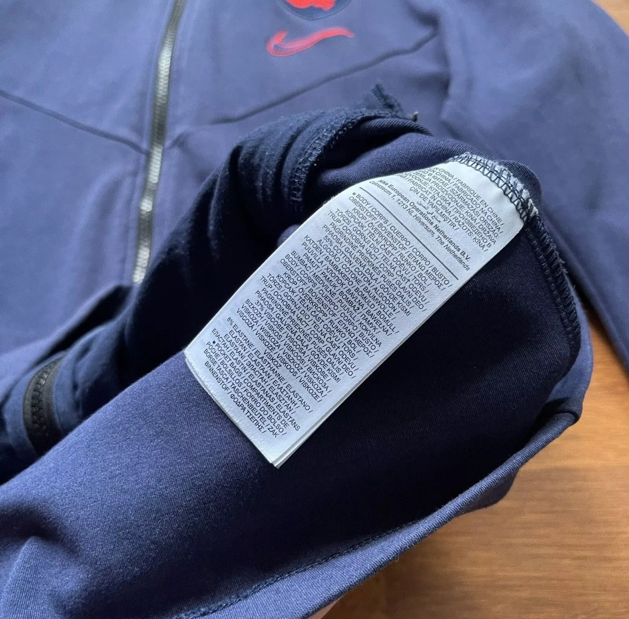 Nike × Vintage ENGLAND NIKE TECH PACK FULL ZIP HOODIE ANTHEM TRACK TOP Size US L / EU 52-54 / 3 - 9 Thumbnail