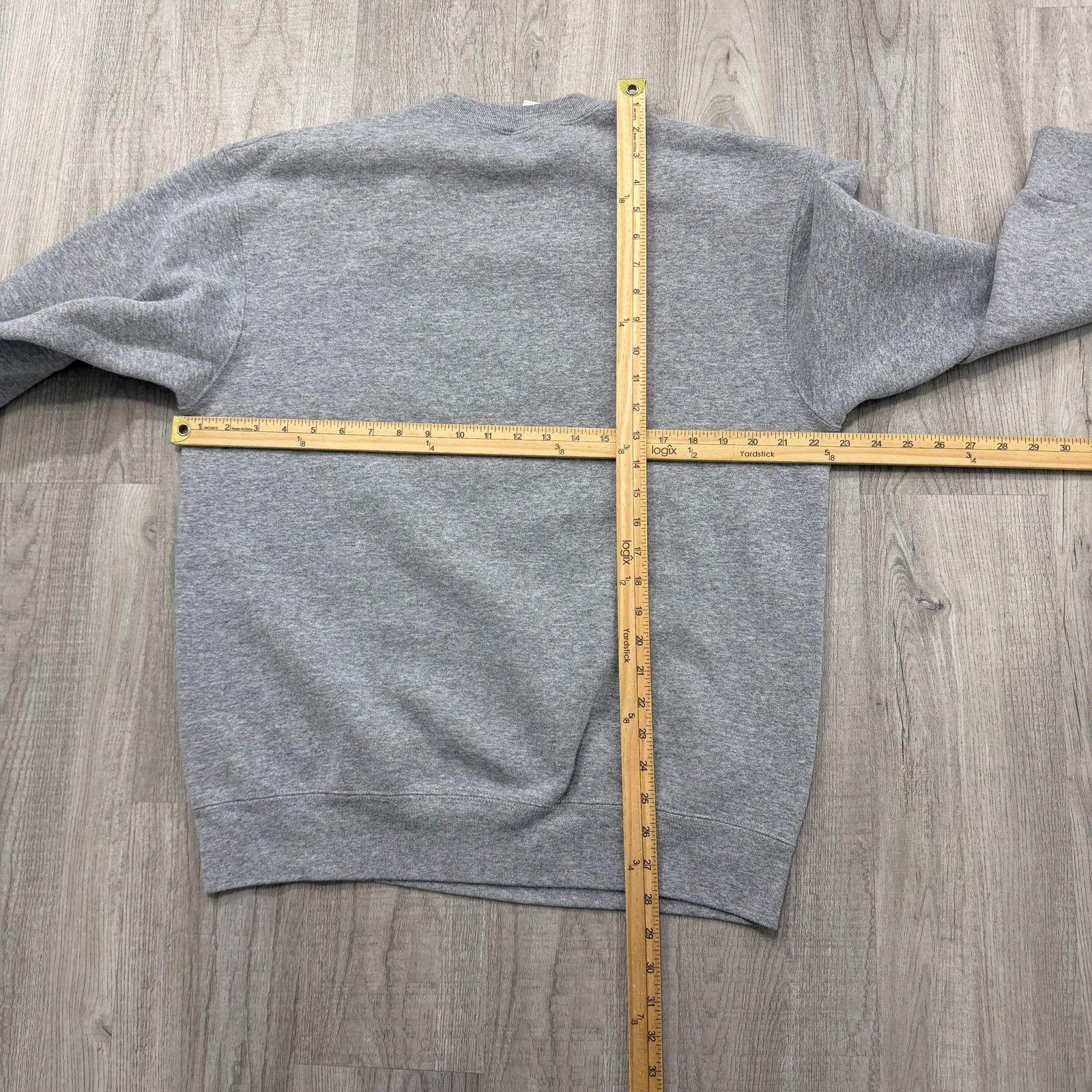 Vintage Vintage Here Fishy Fishy Fishy Sweatshirt Large Gray 90s Size US L / EU 52-54 / 3 - 6 Thumbnail