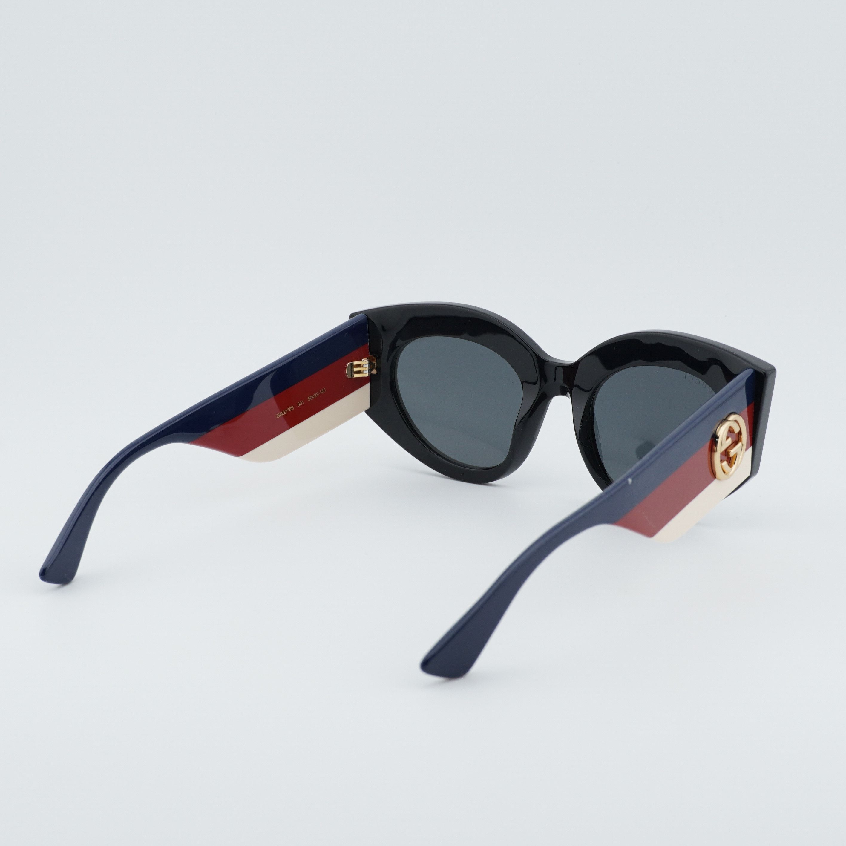 Gucci Gucci GG0275S 001 Women Sunglasses Black Cat Eye Frame Size ONE SIZE - 4 Thumbnail