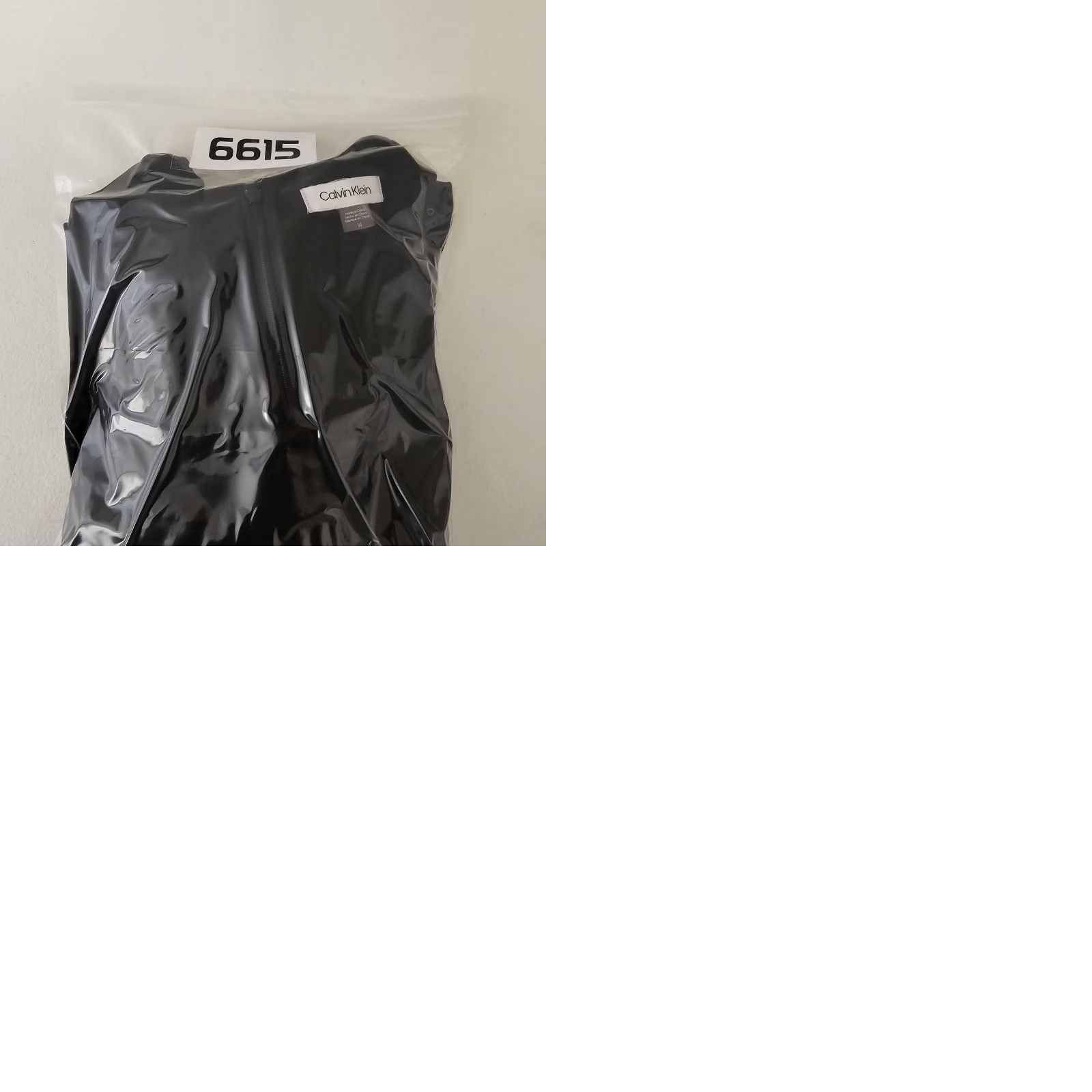Calvin Klein Dress Womens 14 Black Bell Sleeve Rhinestone Trim Sheath Dress  Long Sleeve Square Neck - www.skdojo.org
