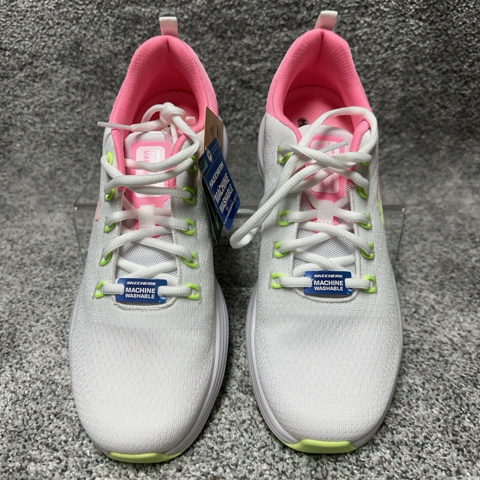 Skechers Womens 10 Sneakers Vapor Foam Vegan Retro 80s