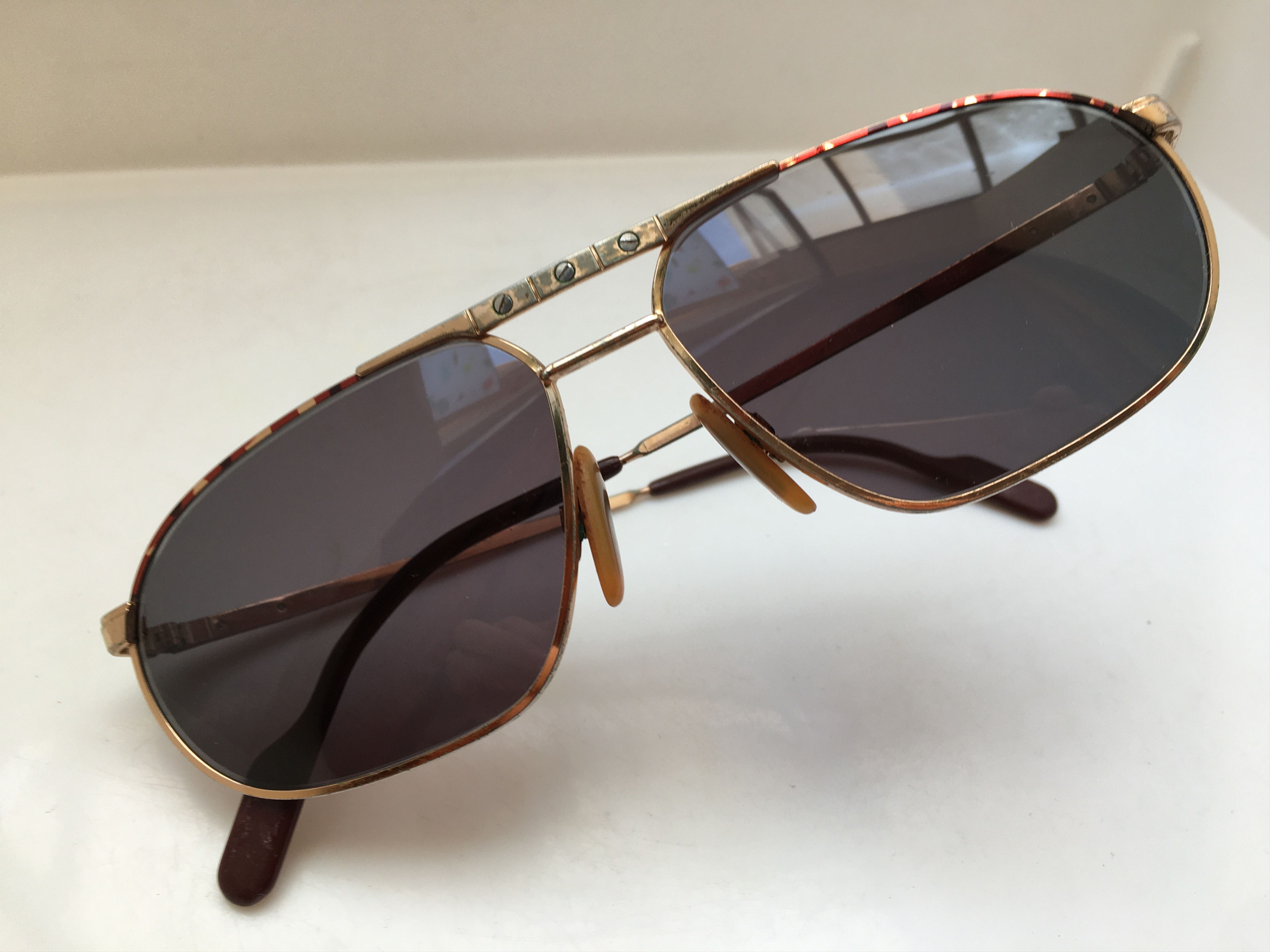 Vintage Vintage Alpina Aviator Sunglasses Frame Pilot Size ONE SIZE - 5 Thumbnail