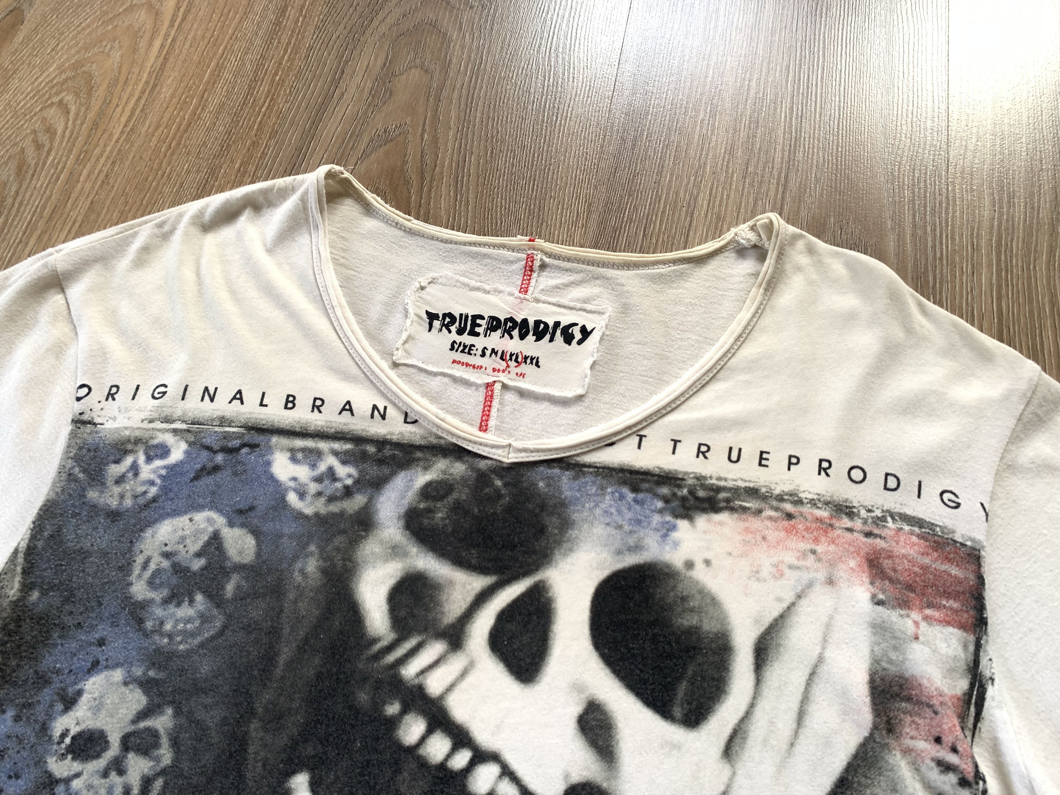 Band Tees Vintage True Prodigy Skull Printed T-Shirt Size US XL / EU 56 / 4 - 4 Thumbnail