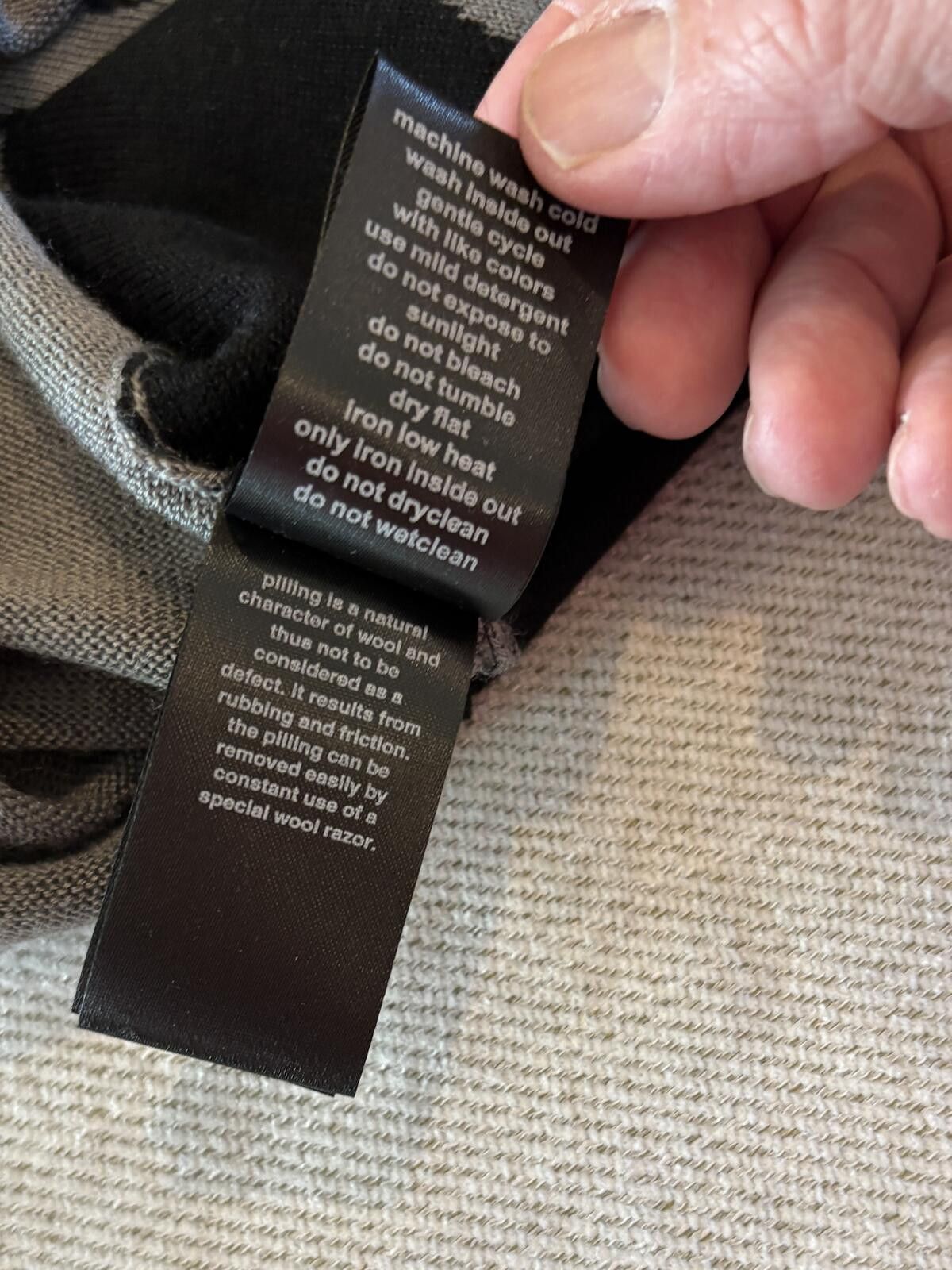Rundholz Rundholz Dip "Sing All The Time" Sweater Grey Men's Medium Size US M / EU 48-50 / 2 - 6 Thumbnail