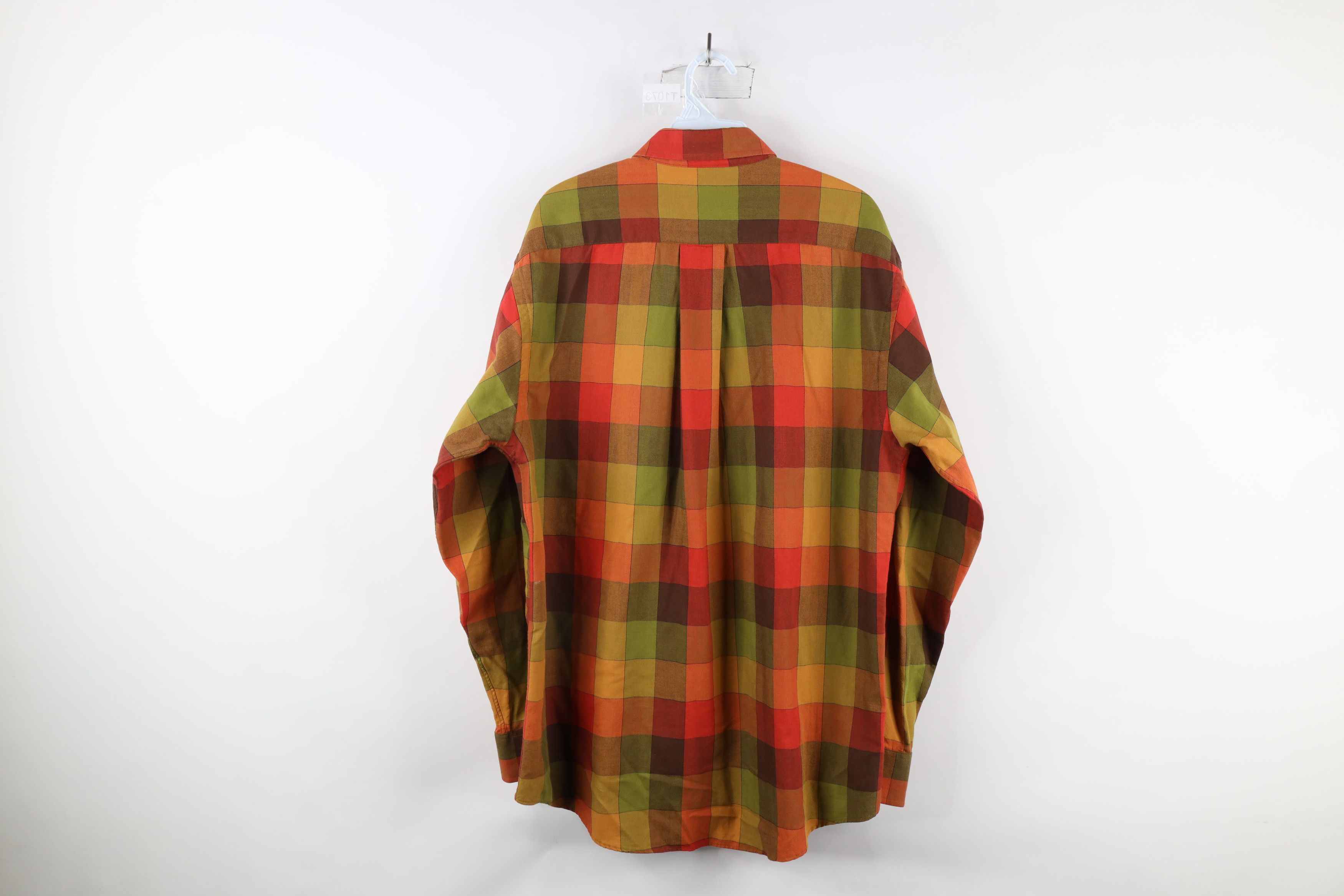Orvis × Vintage Vintage Orvis Rainbow Madras Plaid Button Down Shirt Size US L / EU 52-54 / 3 - 6 Thumbnail