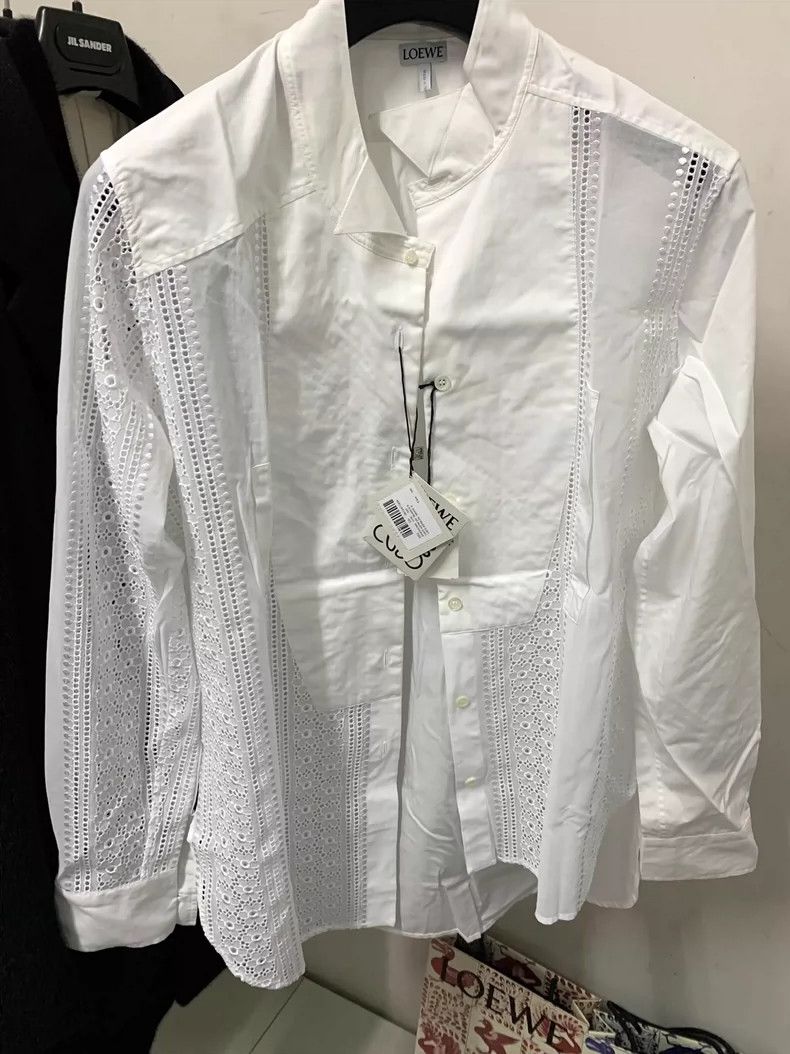 Loewe LOEWE Lattice pattern shirt Size S / US 4 / IT 40 - 1 Thumbnail