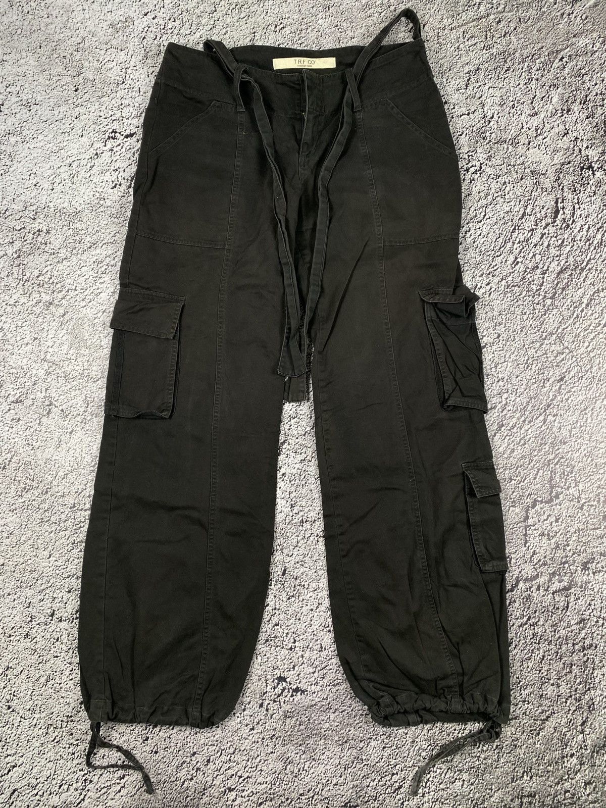 Japanese Brand Vintage Y2K low rise faded cargo pants outdoor opium 00s Size 30" / US 8 / IT 44 - 1 Thumbnail