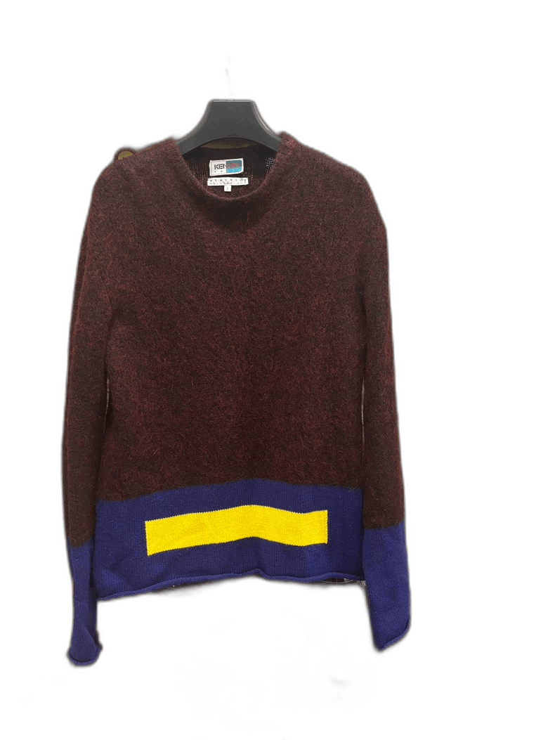 Kenzo KENZO Wool Sweater with Colorful Stripes Size US S / EU 44-46 / 1 - 1 Thumbnail