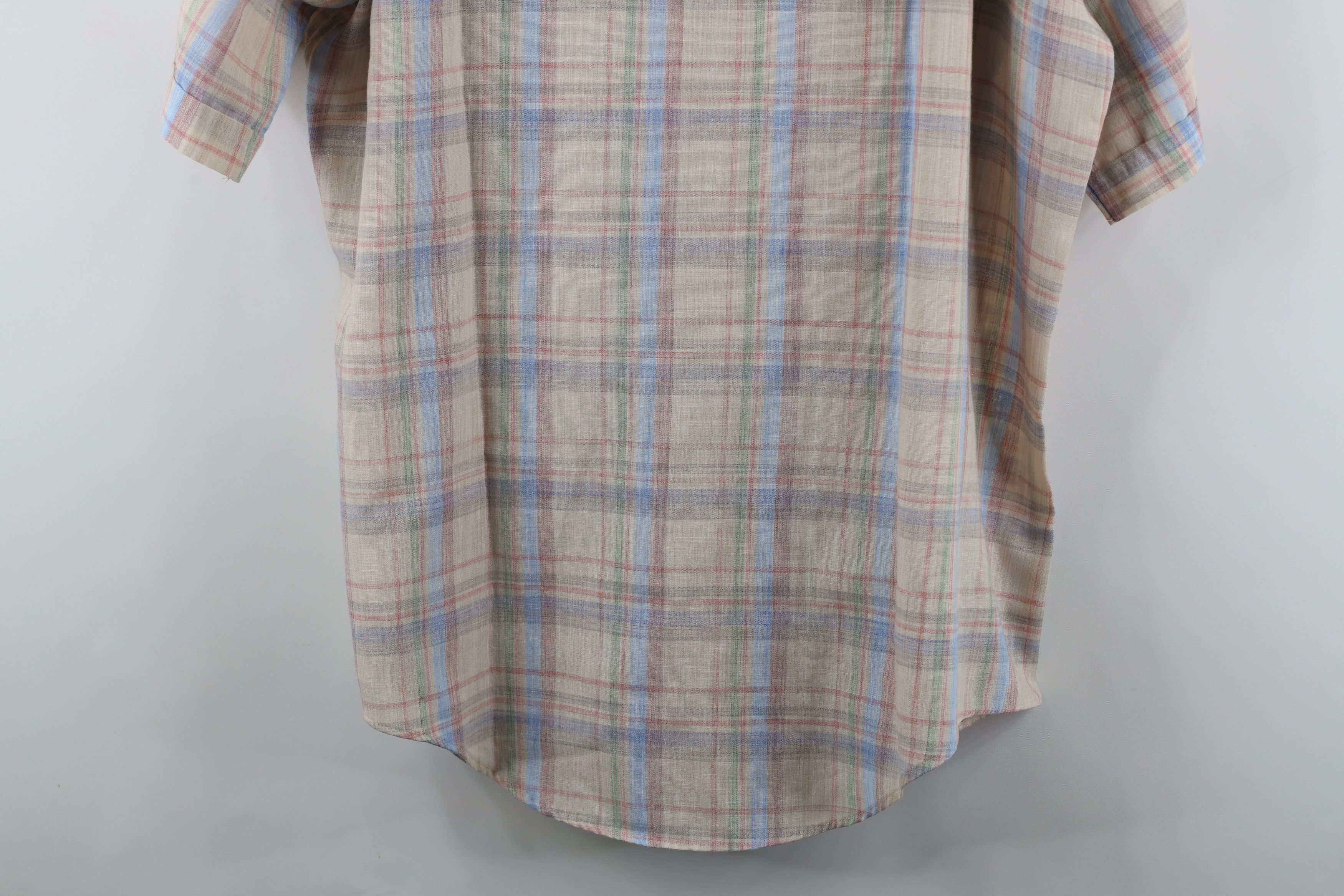 Vintage Vintage 70s Streetwear Short Sleeve Collared Button Shirt Size US L / EU 52-54 / 3 - 10 Thumbnail