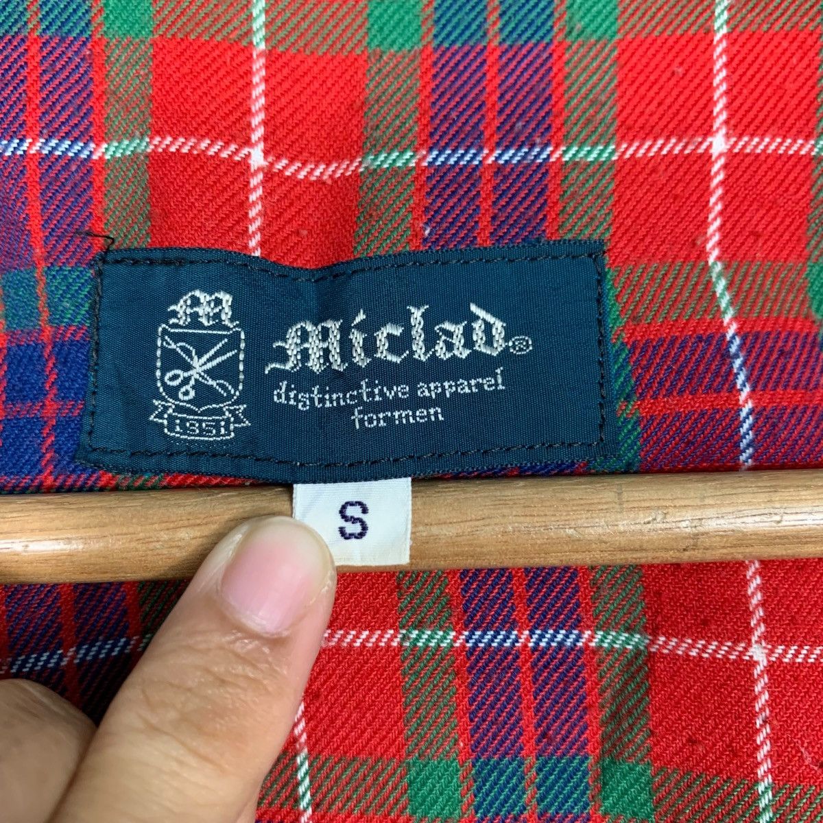 Vintage Vintage 90’s miclad Tartan Lined Corduroy Jacket #2557-C115 Size US S / EU 44-46 / 1 - 13 Thumbnail