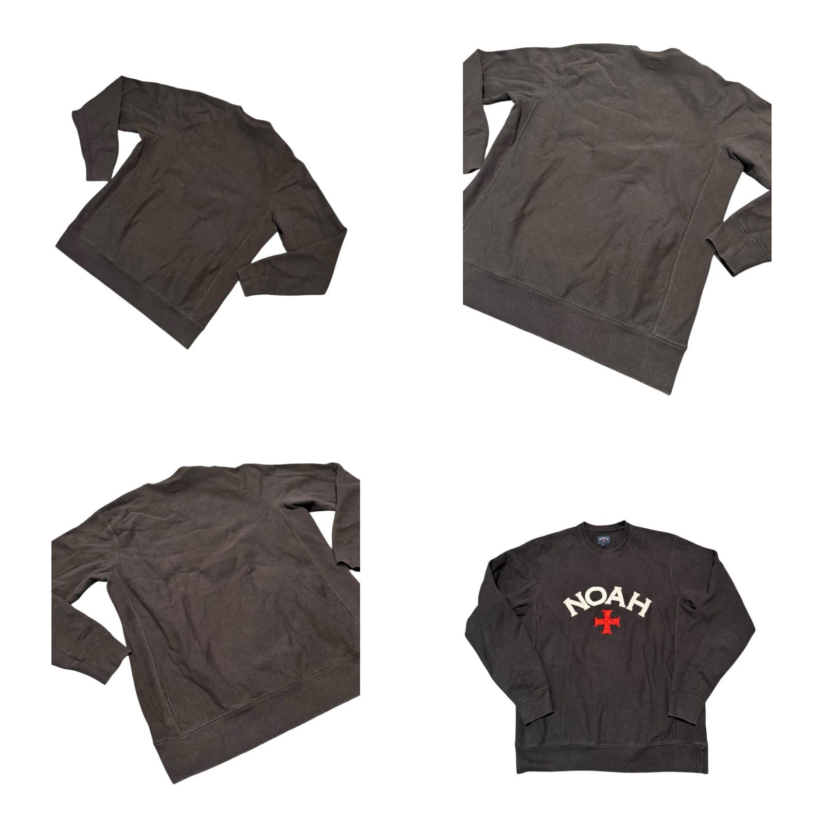 Noah NOAH NYC Sweatshirt Mens Black Large Graphic Print Logo Crew Neck Fleece Size US S / EU 44-46 / 1 - 9 Thumbnail