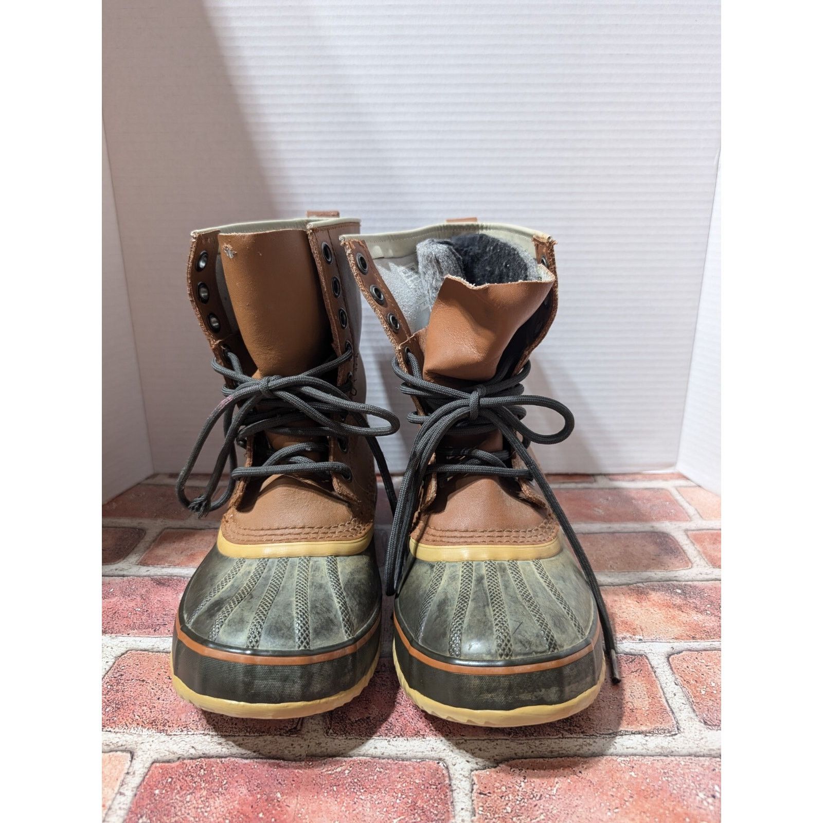 SOREL SOREL 1964 Premium Leather WATERPROOF Snow Boots Mens Sz 8 Size US 8 / EU 41 - 1 Thumbnail
