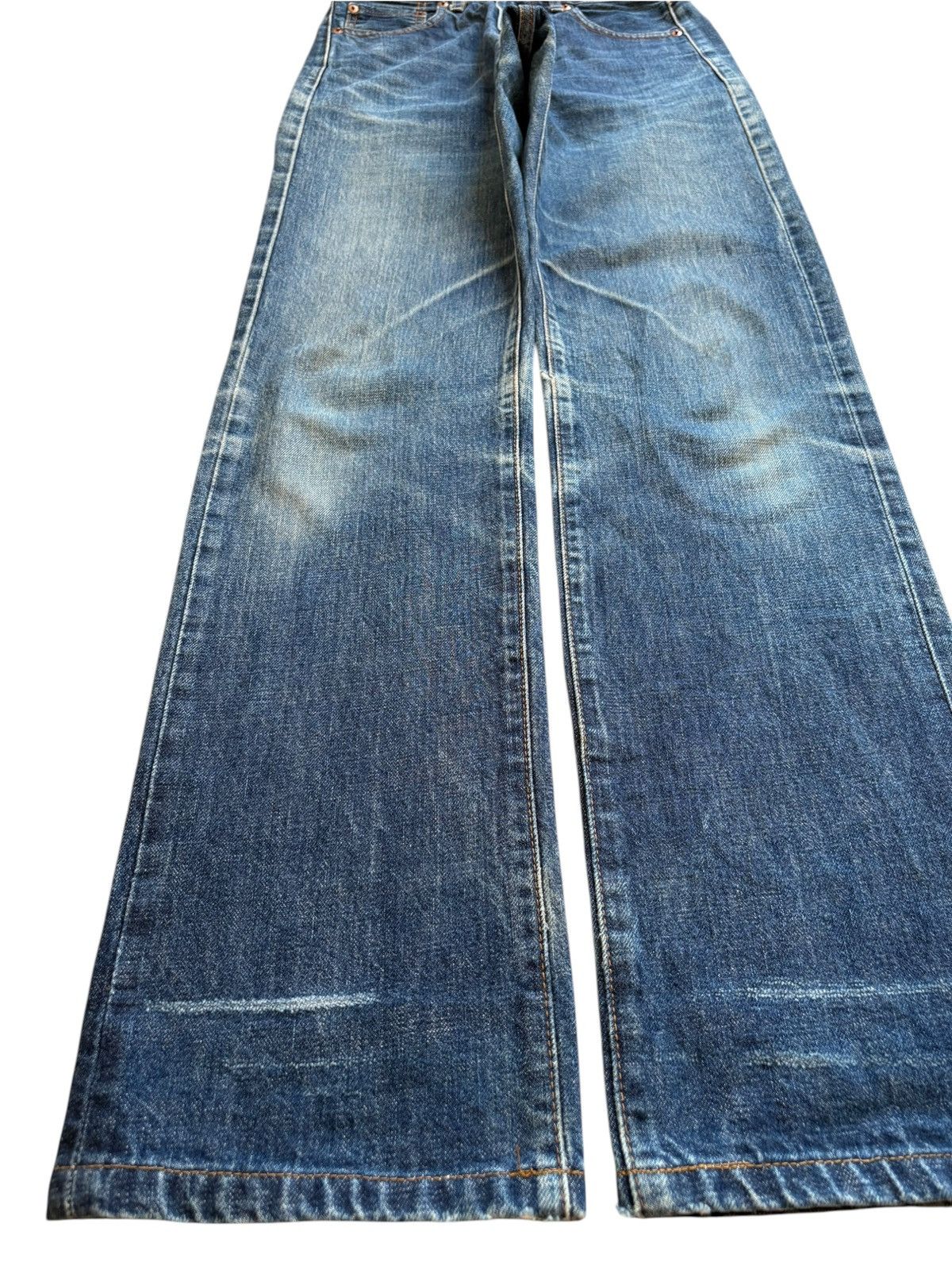 Levi's Vintage 80s Levis 502 Big E Selvedge Blue Wash Loose Jeans Size US 28 / EU 44 - 7 Thumbnail