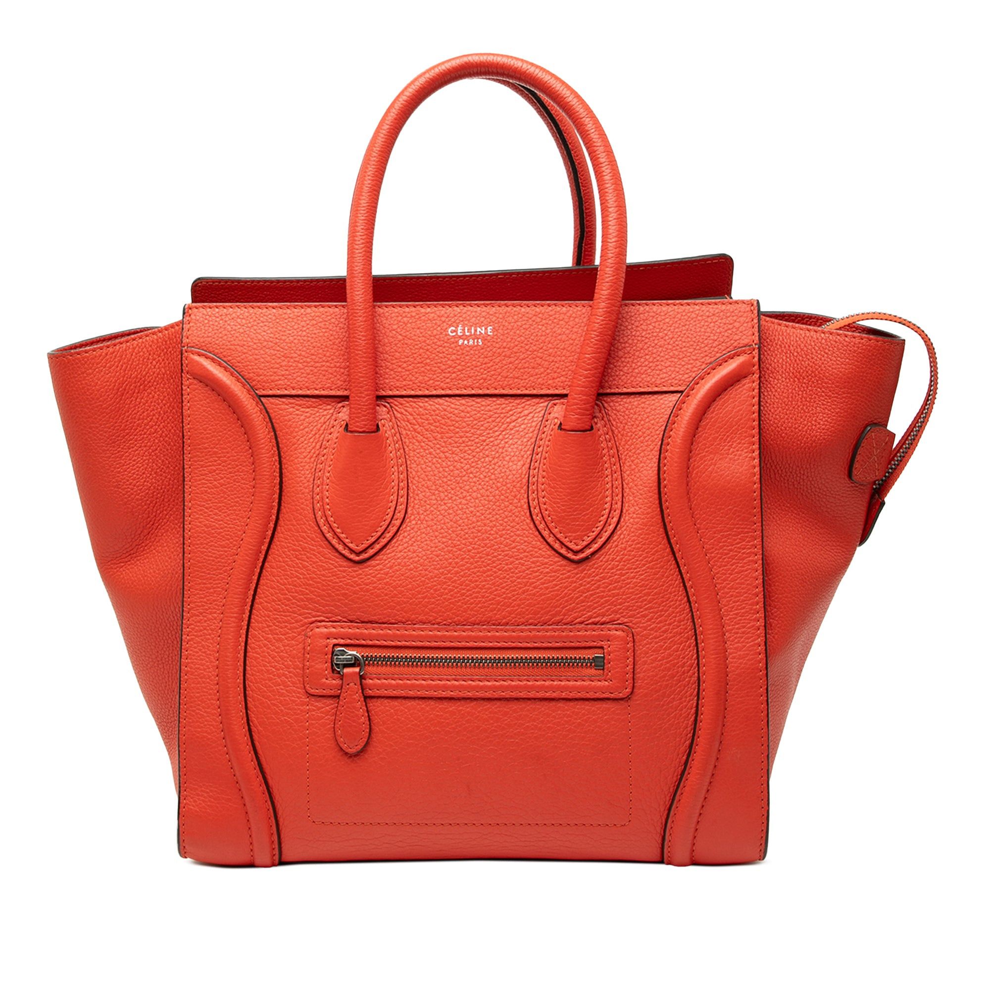 Celine Mini Leather Luggage Tote Size ONE SIZE - 1 Thumbnail