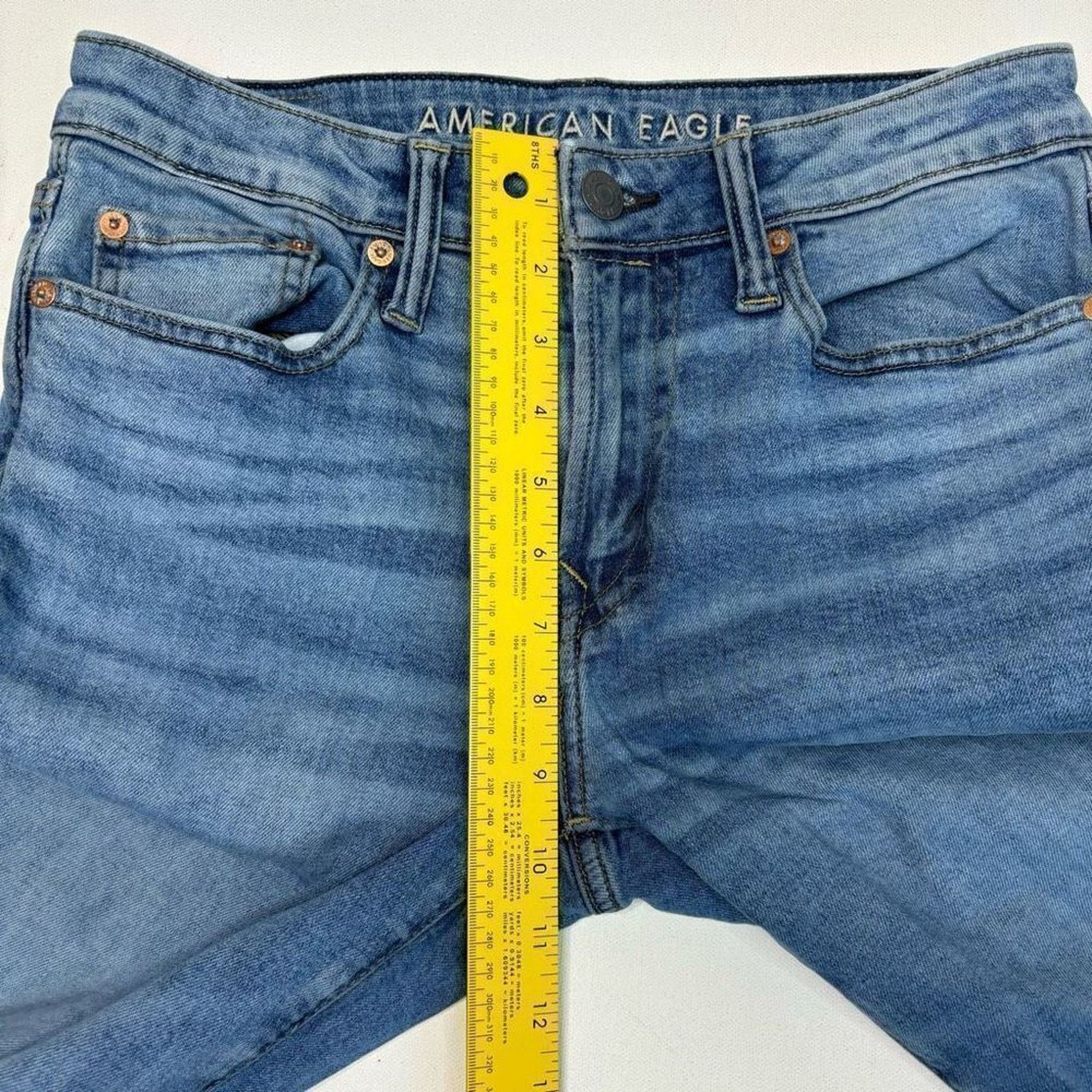 American Eagle Outfitters American Eagle Airflex + Jeans Mens 28x29 Original Bootcut Size US 28 / EU 44 - 3 Thumbnail