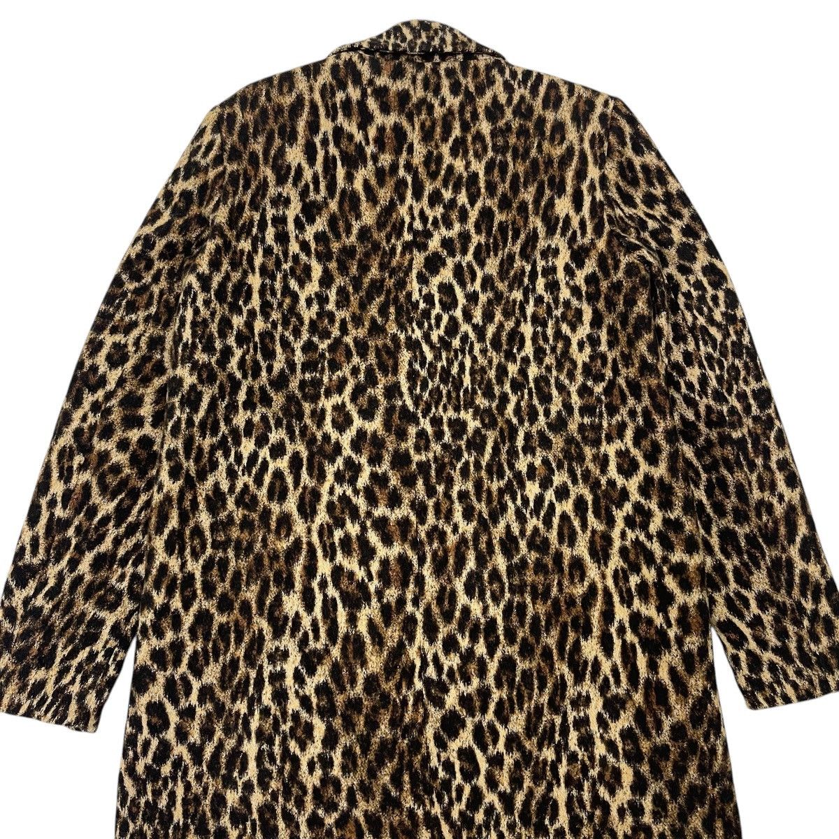 Zara 🔥Vintage Zara Leopard Wool Coat Jacket Size M / US 6-8 / IT 42-44 - 12 Thumbnail