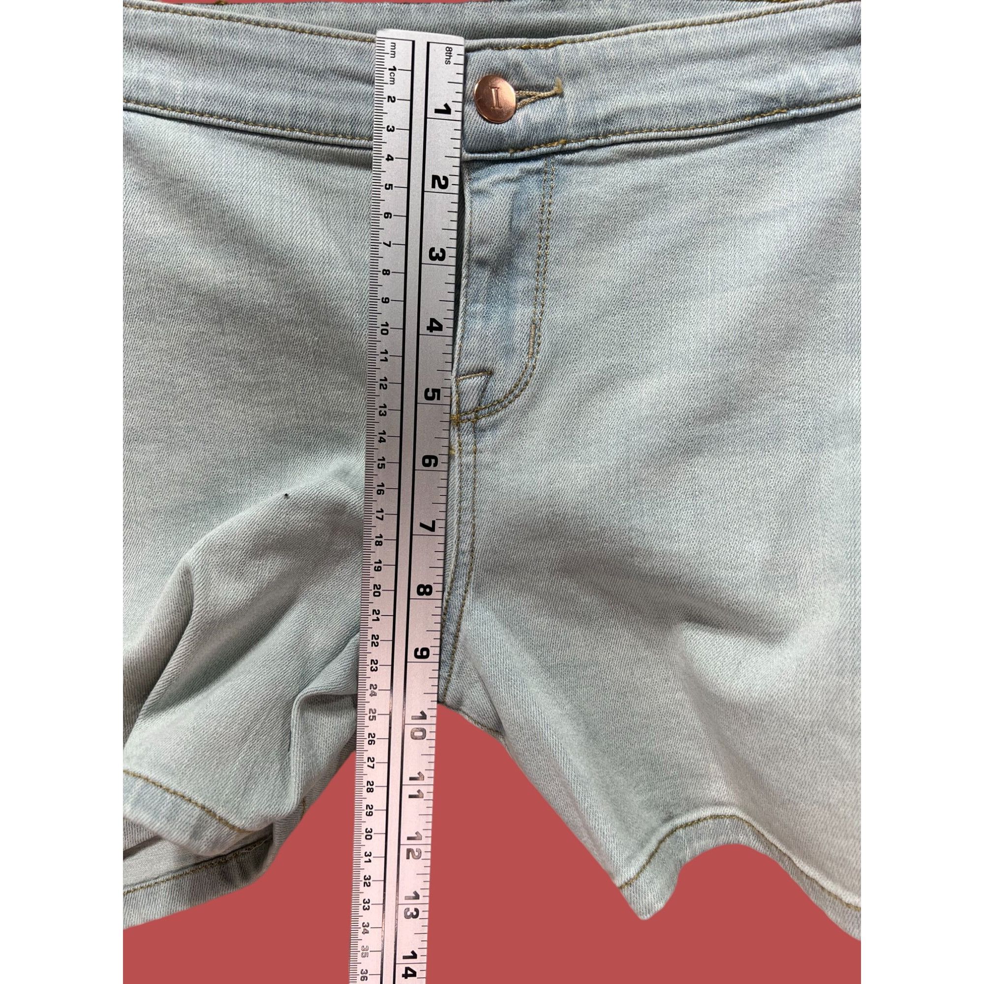 Other Isabel Maternity - Under Belly Maternity Jean Shorts - Light Size 38" / US 16 / IT 52 - 7 Thumbnail