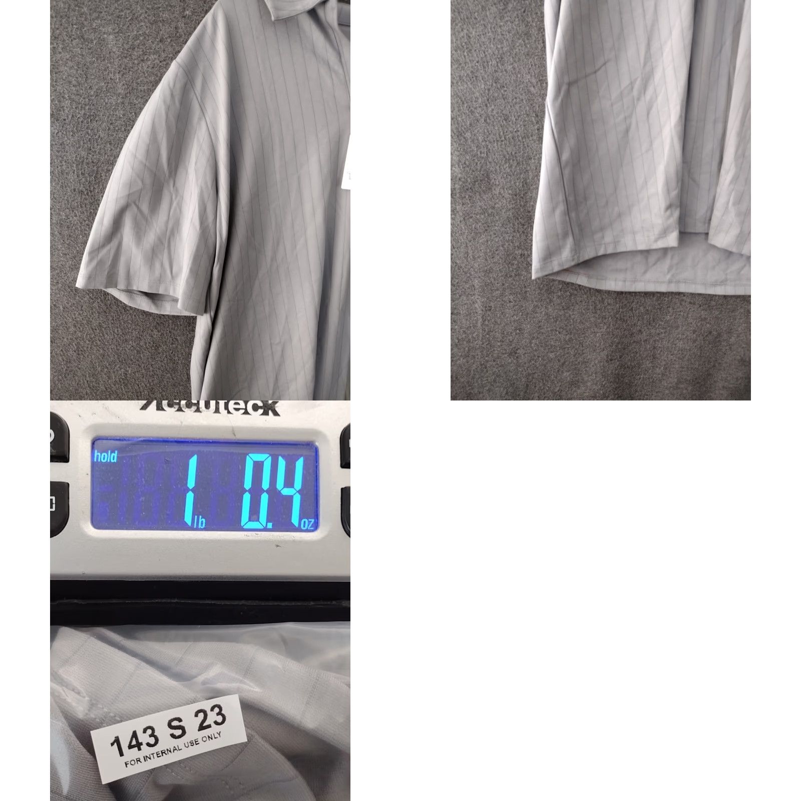Vintage Nike Stylus Polo Shirt Mens 2XL Gray Stripe Shirt Size US XXL / EU 58 / 5 - 8 Thumbnail