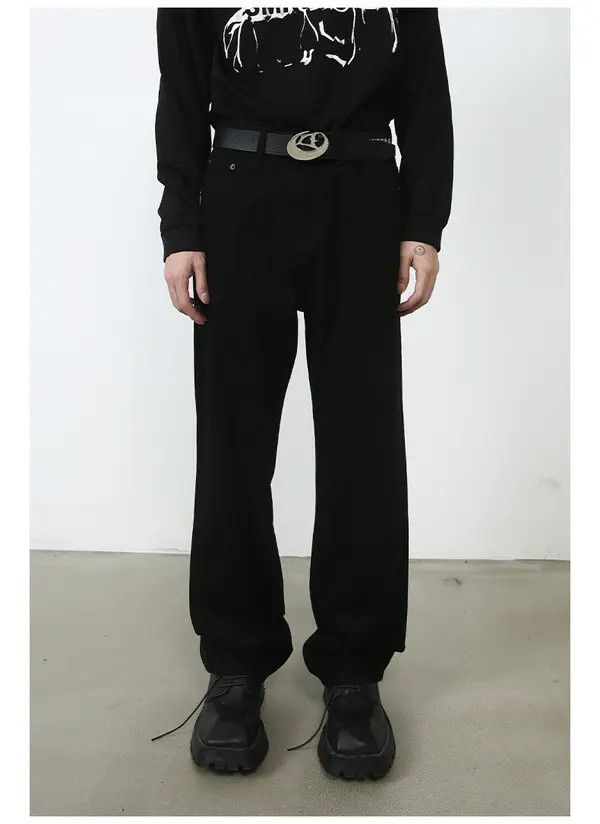 Designer Miyuki x Rika American solid washed straight jeans Size US 32 / EU 48 - 5 Thumbnail
