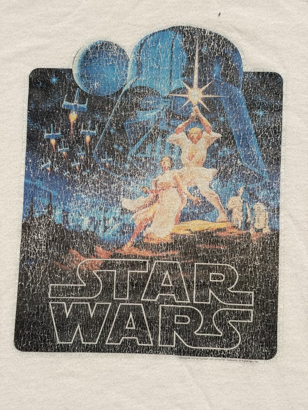 Star Wars VTG Star Wars Movie T-shirt Poster Changes Tag Ringer L Size US L / EU 52-54 / 3 - 3 Thumbnail