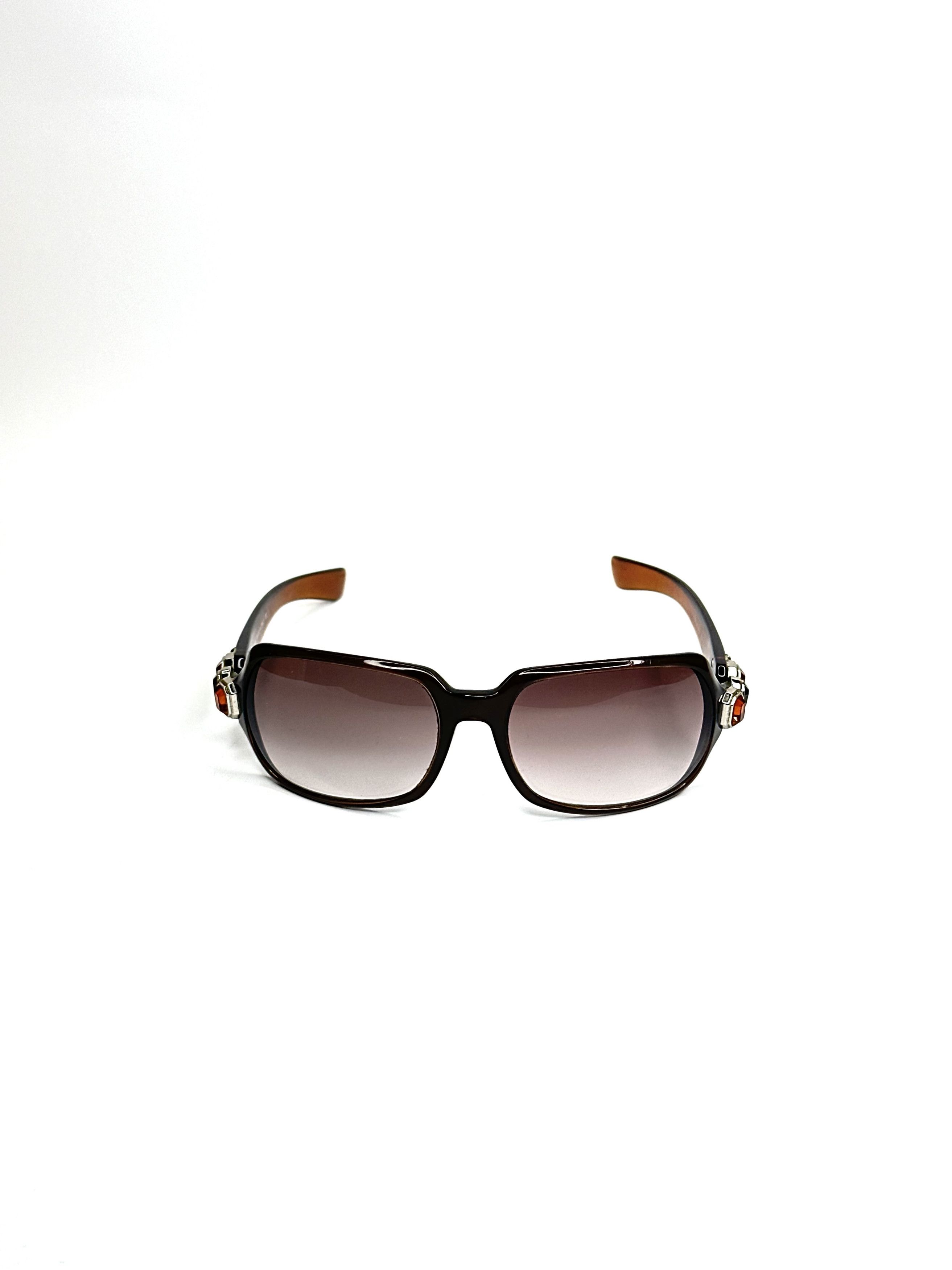 Versace Versace Big Stones Swarovski Square Rare Vintage Sunglasses Size ONE SIZE - 4 Thumbnail