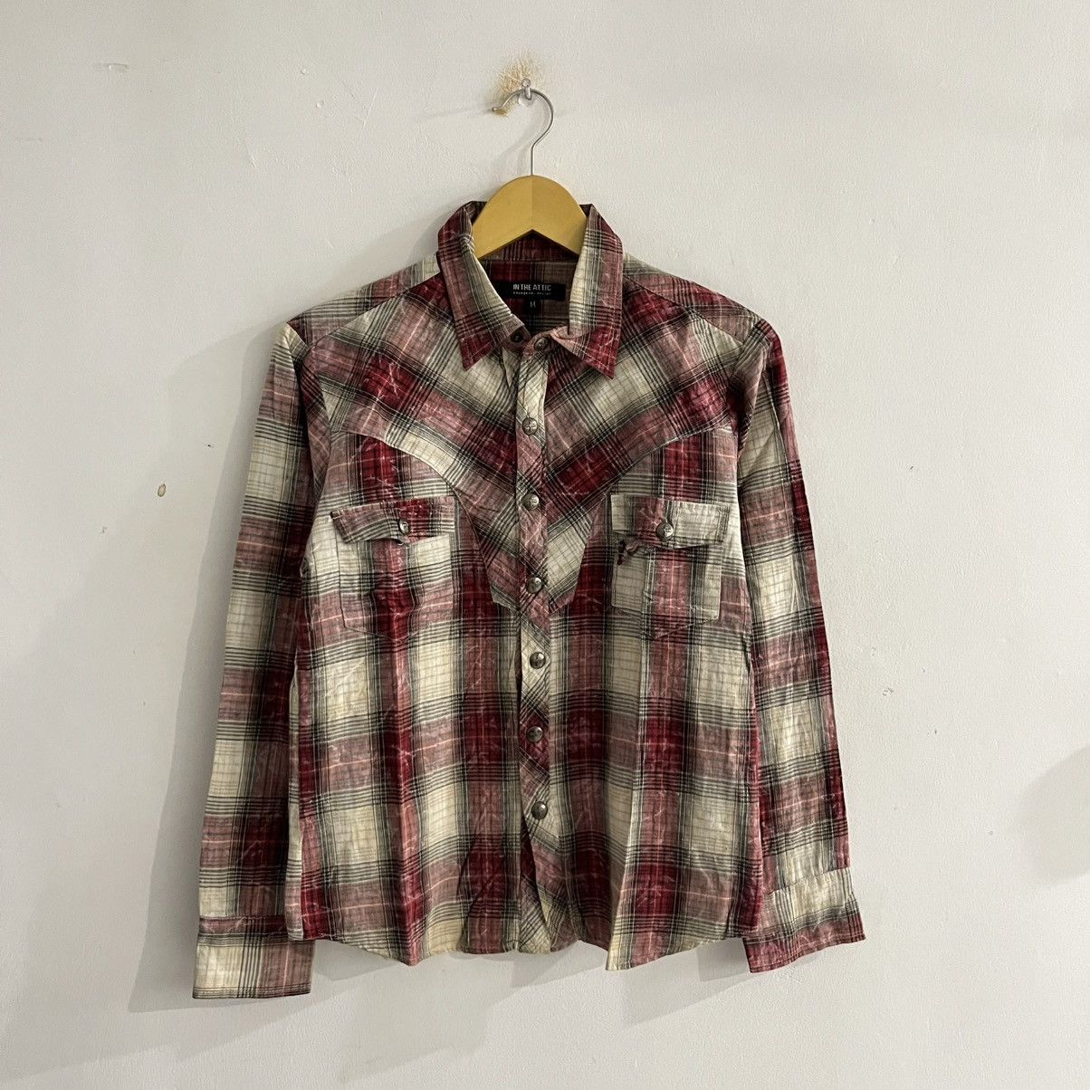 In The Attic In The Attic Western Fit Plaid Button Up Size US S / EU 44-46 / 1 - 1 Thumbnail