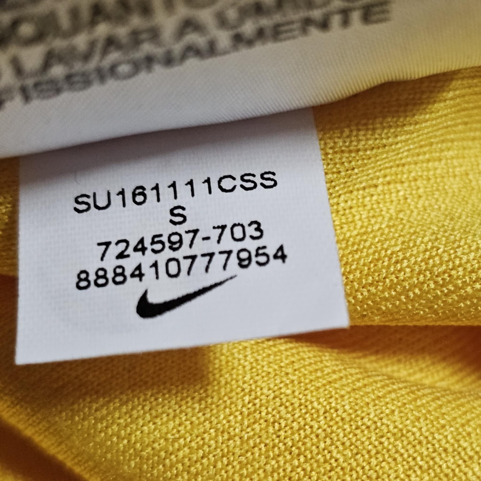 Nike Brazil Brasil Nike Mohammed Soccer Jersey Size US S / EU 44-46 / 1 - 8 Thumbnail