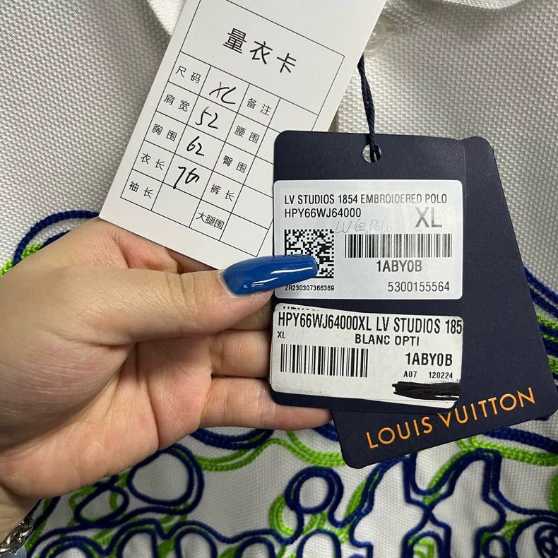 Louis Vuitton Louis Vuitton White logo monogram printed casual short slee Size US XL / EU 56 / 4 - 3 Thumbnail