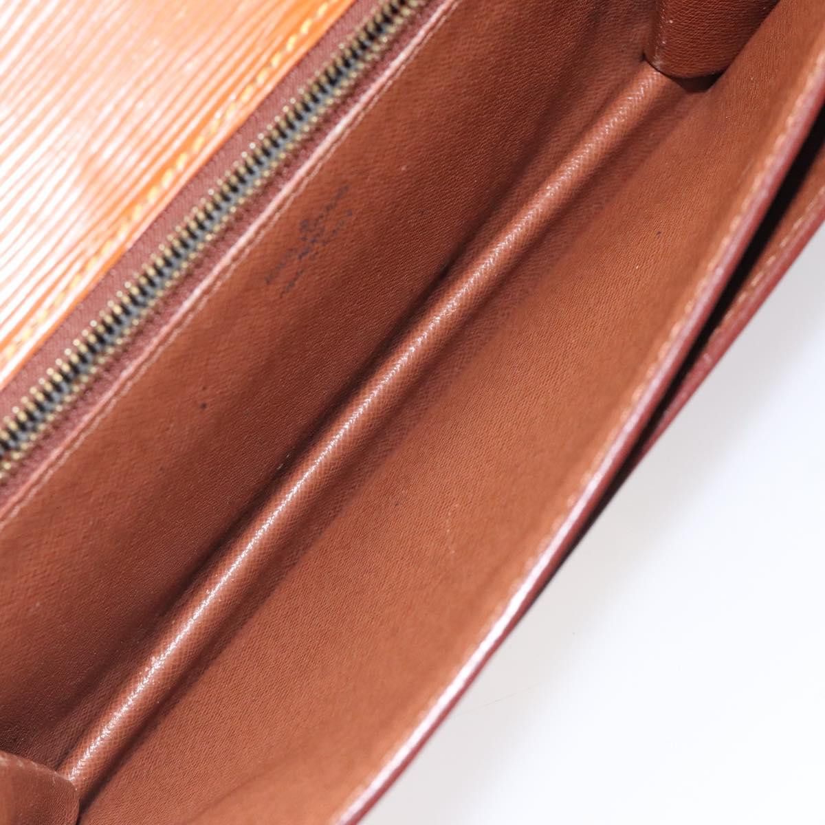 Louis Vuitton LOUIS VUITTON Epi Serie Dragonne Hand Bag Zipangu Gold Size ONE SIZE - 10 Thumbnail