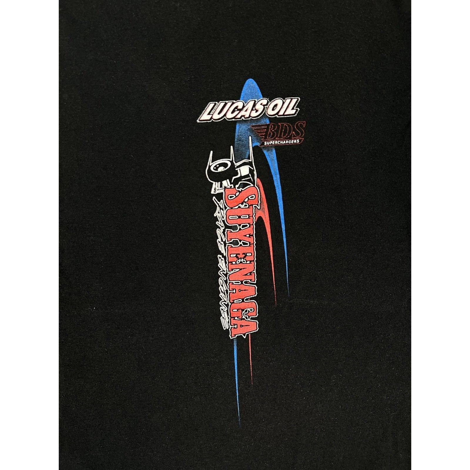 Port & Company Vintage NHRA Lucas Oil Suyenaga Racing T-Shirt Size XL Black Size US XL / EU 56 / 4 - 2 Thumbnail