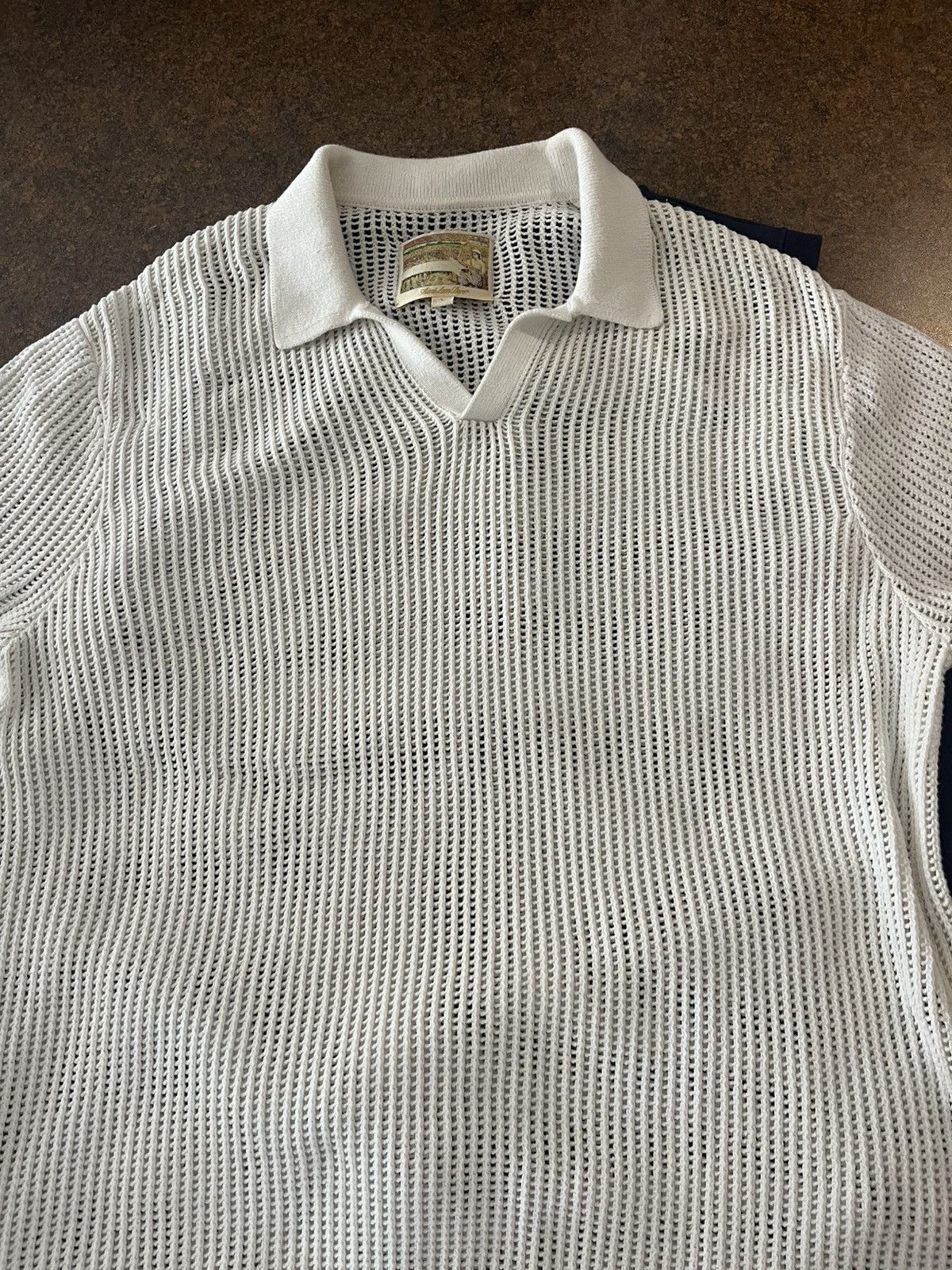 MESH POLO COCONUT MILK L