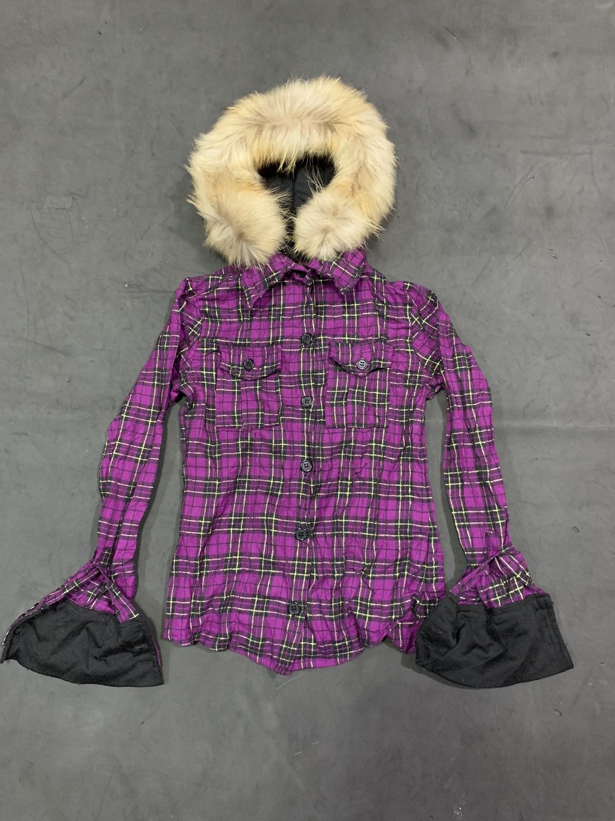 If Six Was Nine 🖤BLACKDAY🖤Laughin' double layer fur hoodie lgb styled Size US XS / EU 42 / 0 - 2 Thumbnail