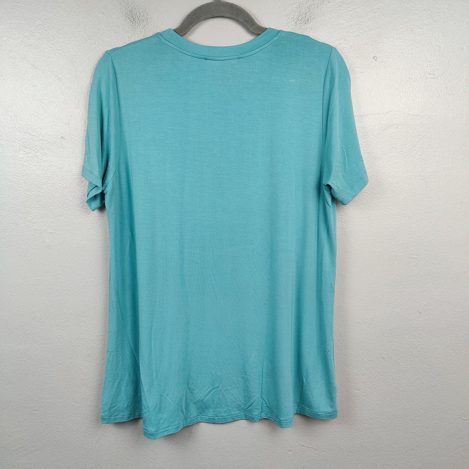 Johnny Was Johnny Was Viscose T-Shirt Womens Small Teal Blue Stretch Size S / US 4 / IT 40 - 5 Thumbnail