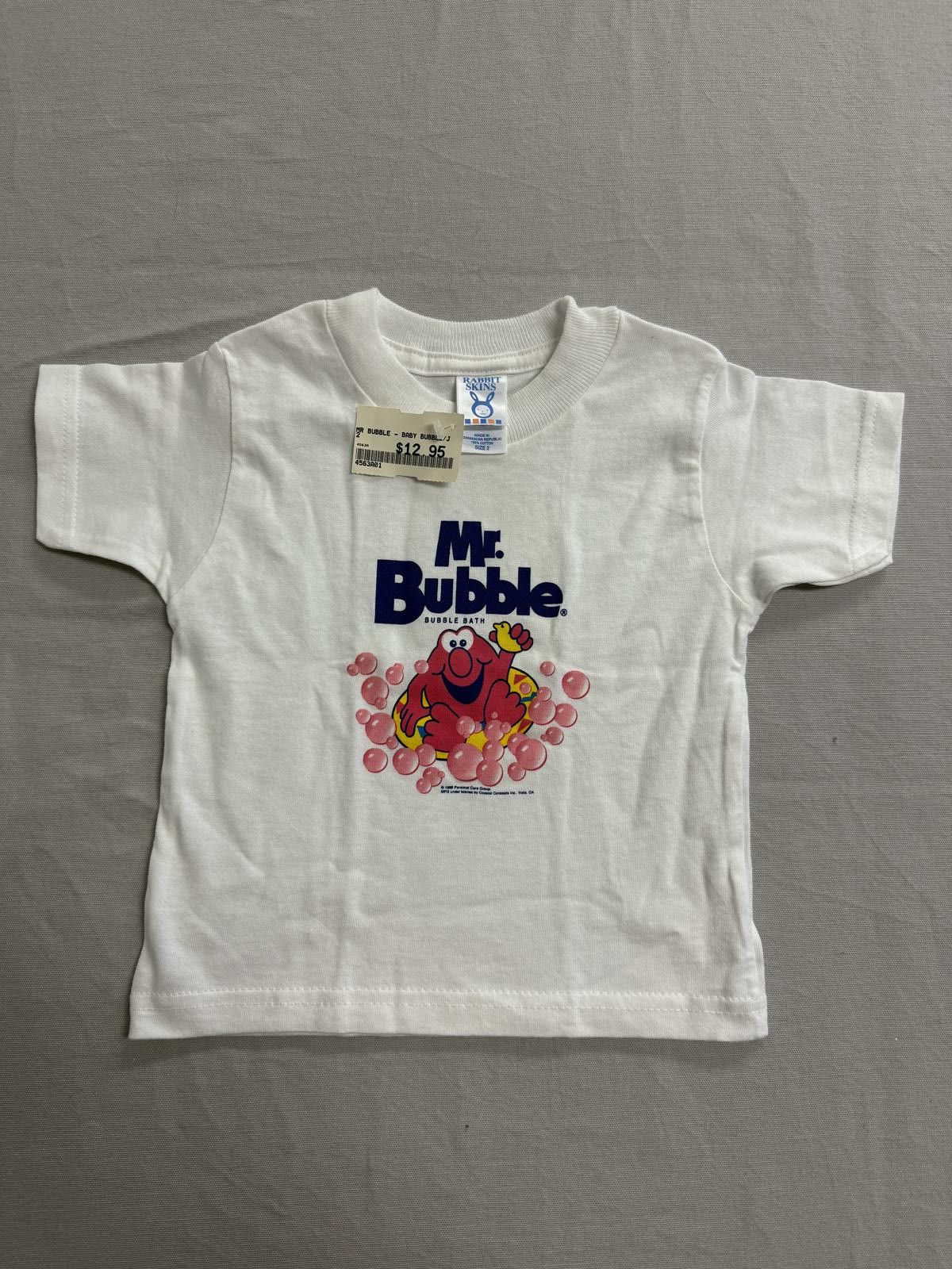 Designer Vintage Mr Bubble T-shirt Bubble Bath Mascot Baby Tee Size 2 Size US XXS / EU 40 - 1 Thumbnail