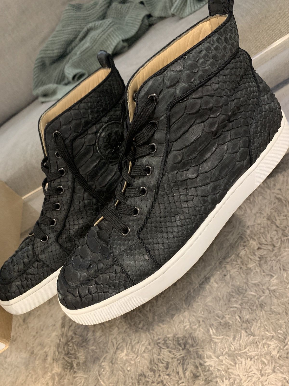 Christian Louboutin Christian Louboutin Rantus Orlato Python Sneakers Size US 10.5 / EU 43-44 - 3 Thumbnail
