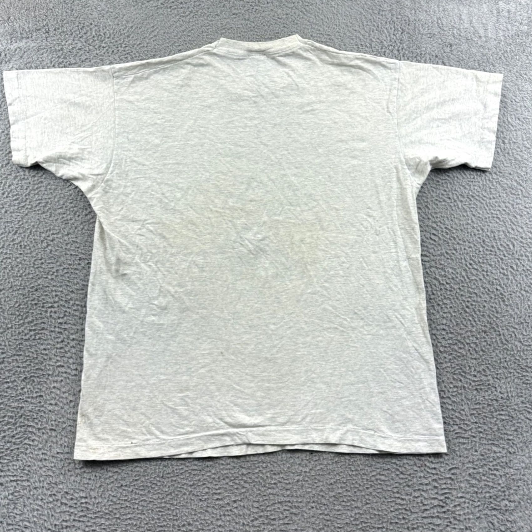 Fruit Of The Loom VINTAGE Chesapeake Bay Shirt Mens 2XL Gray Fishing Outdoor USA 90s Short Sleeve Size US XXL / EU 58 / 5 - 7 Thumbnail