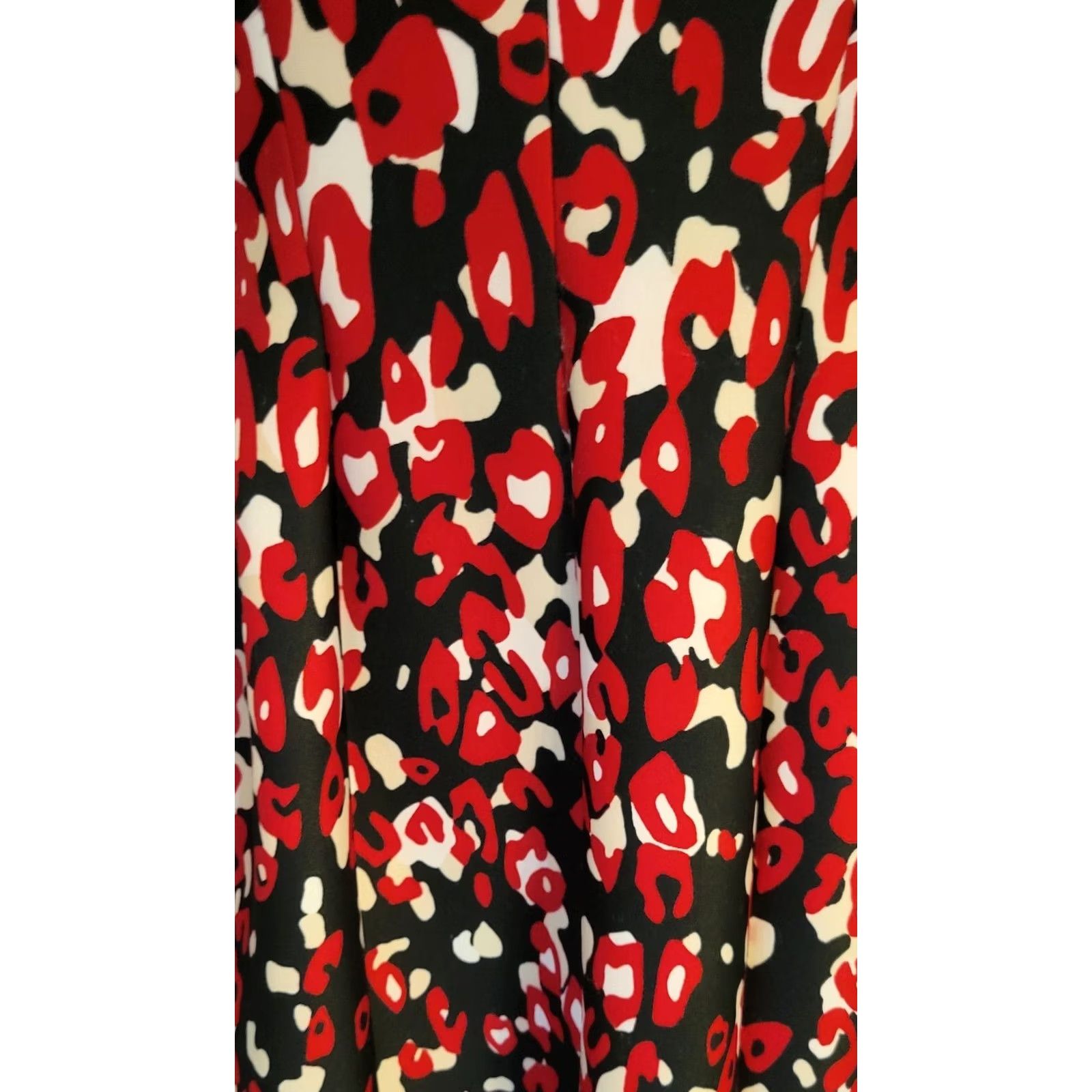 Calvin Klein Calvin Klein Floral Fit & Flare Scuba Knit Dress 2 Petite Black Womens Size XS / US 0-2 / IT 36-38 - 2 Thumbnail