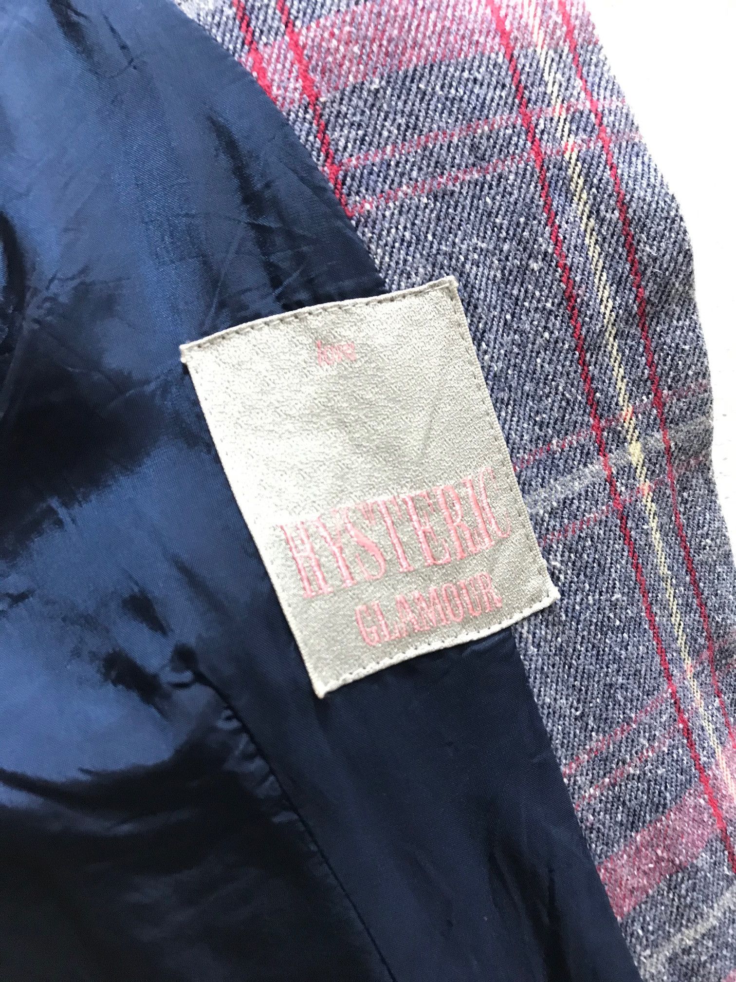 Hysteric Glamour Vintage Hysteric Glamour Plaid Cropped Wool Jacket Japanese Size US S / EU 44-46 / 1 - 8 Thumbnail