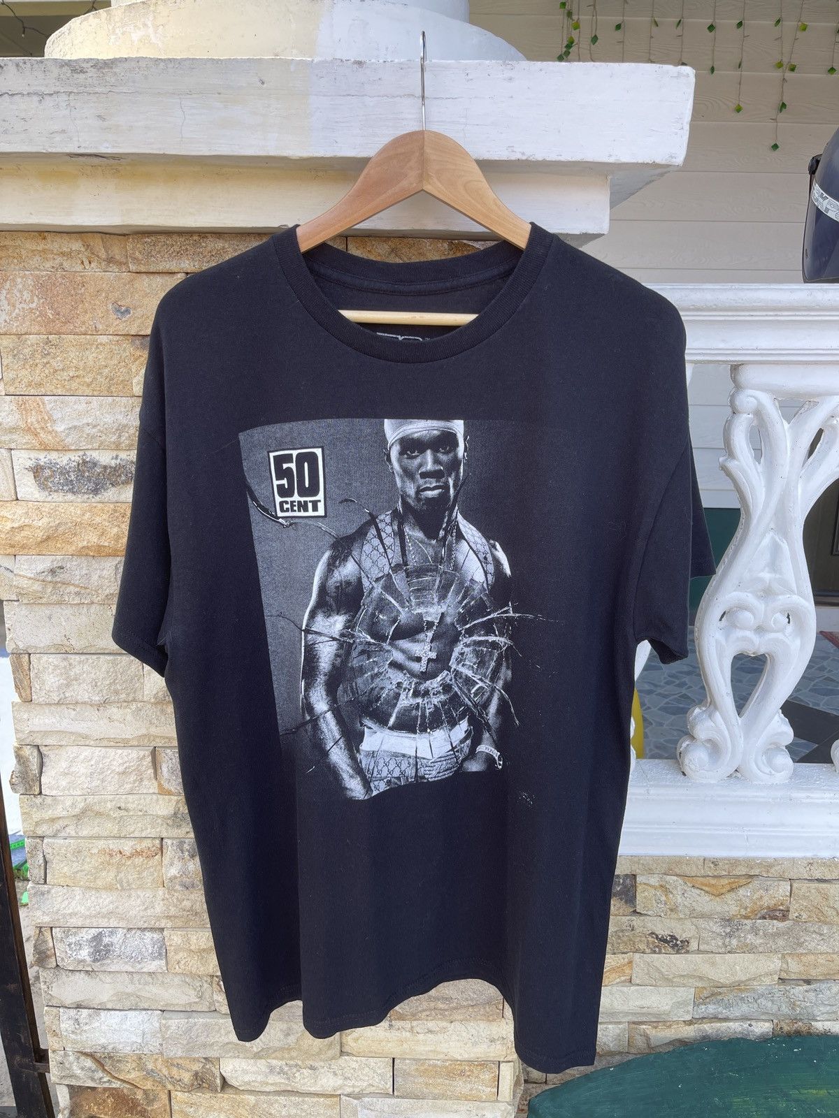 50 Cent Rare🔥Vintage 50 Cent ERD GRUNGE TEE Size US L / EU 52-54 / 3 - 2 Thumbnail