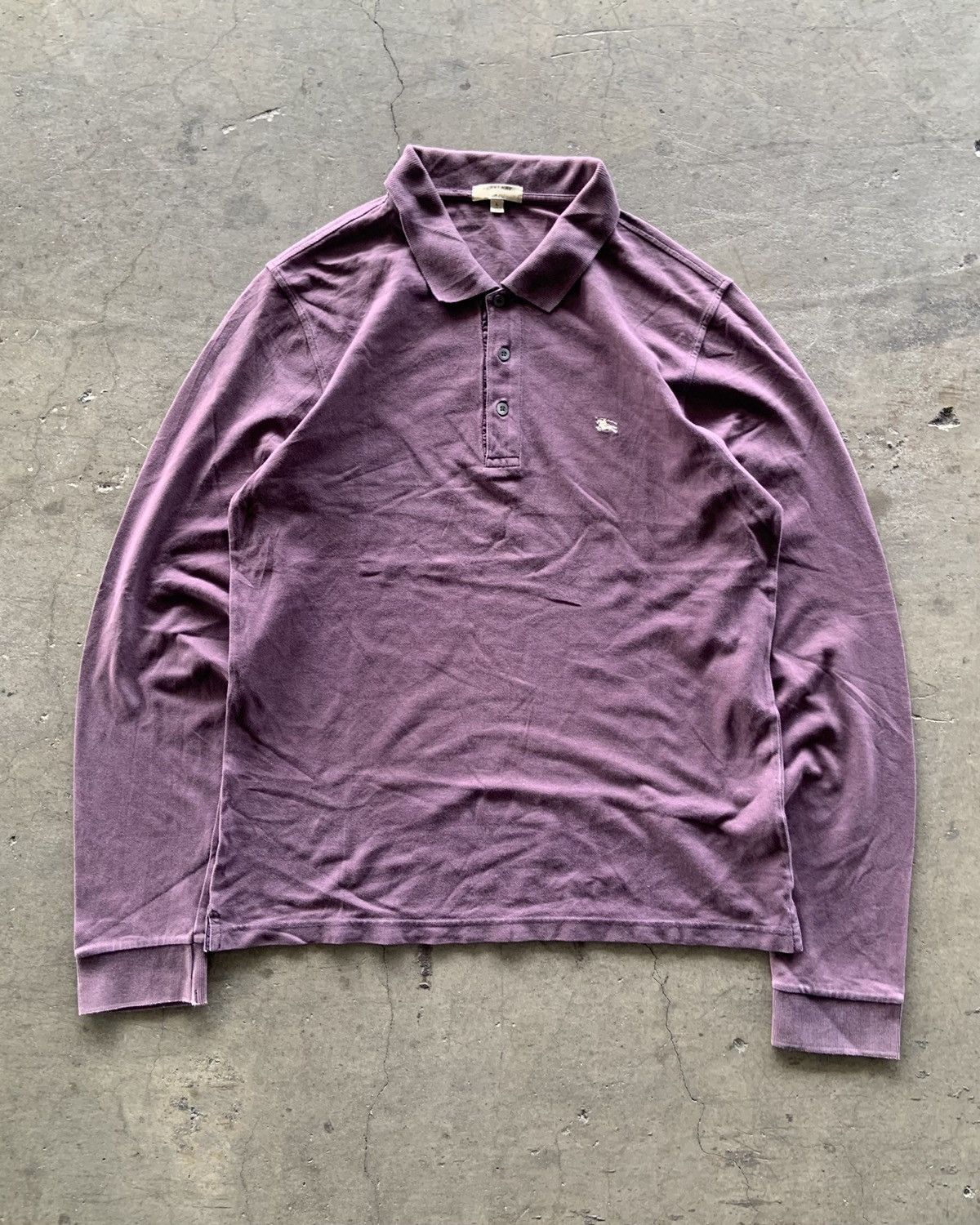 Burberry 1990s Burbeey London Faded Purple Size US L / EU 52-54 / 3 - 1 Thumbnail