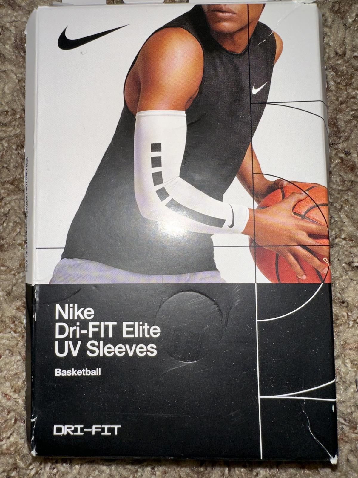 Nike Nike Pro Elite White Sleeves 2.0 Size ONE SIZE - 3 Thumbnail