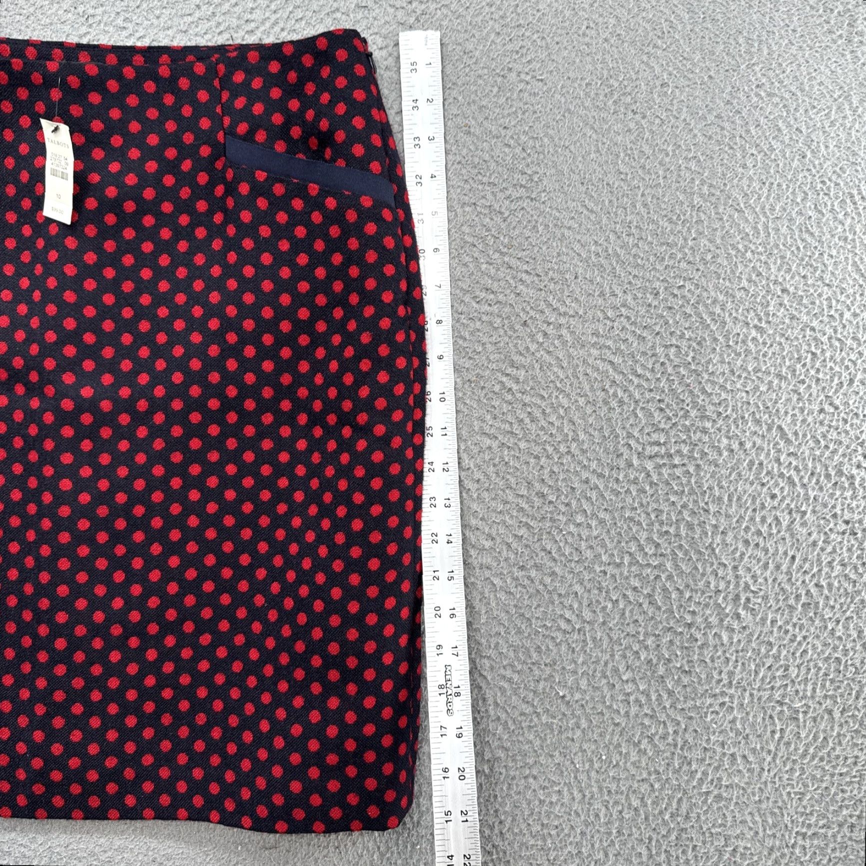 Talbots Talbots Women’s Pencil Skirt Polka Dot Lined Knee Length Size 10 NEW Size 32" / US 10 / IT 46 - 5 Thumbnail