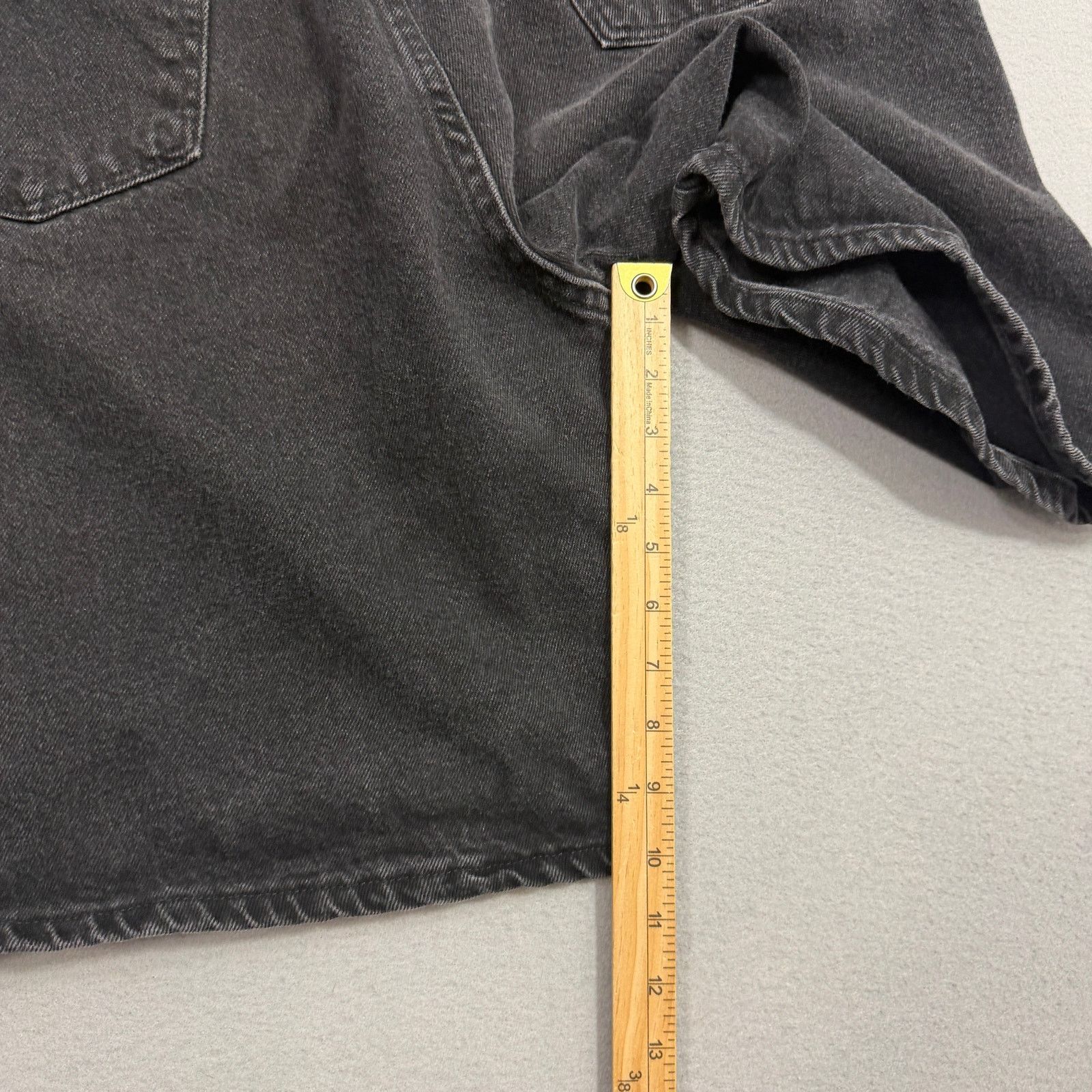 Wrangler Vintage Wrangler Jean Shorts Men's 38 Black 10" Inseam Jorts Size US 38 / EU 54 - 8 Thumbnail